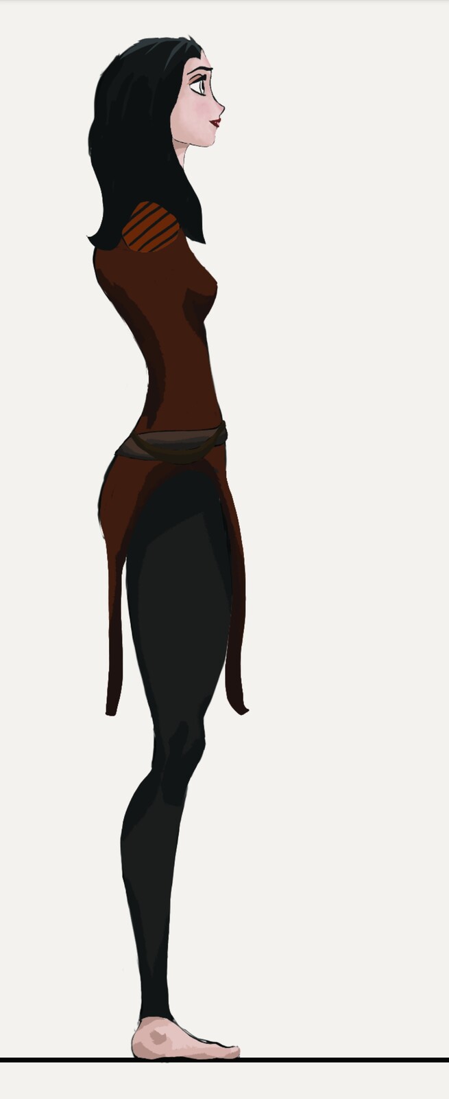 Turnaround side, vin from mistborn, photoshop