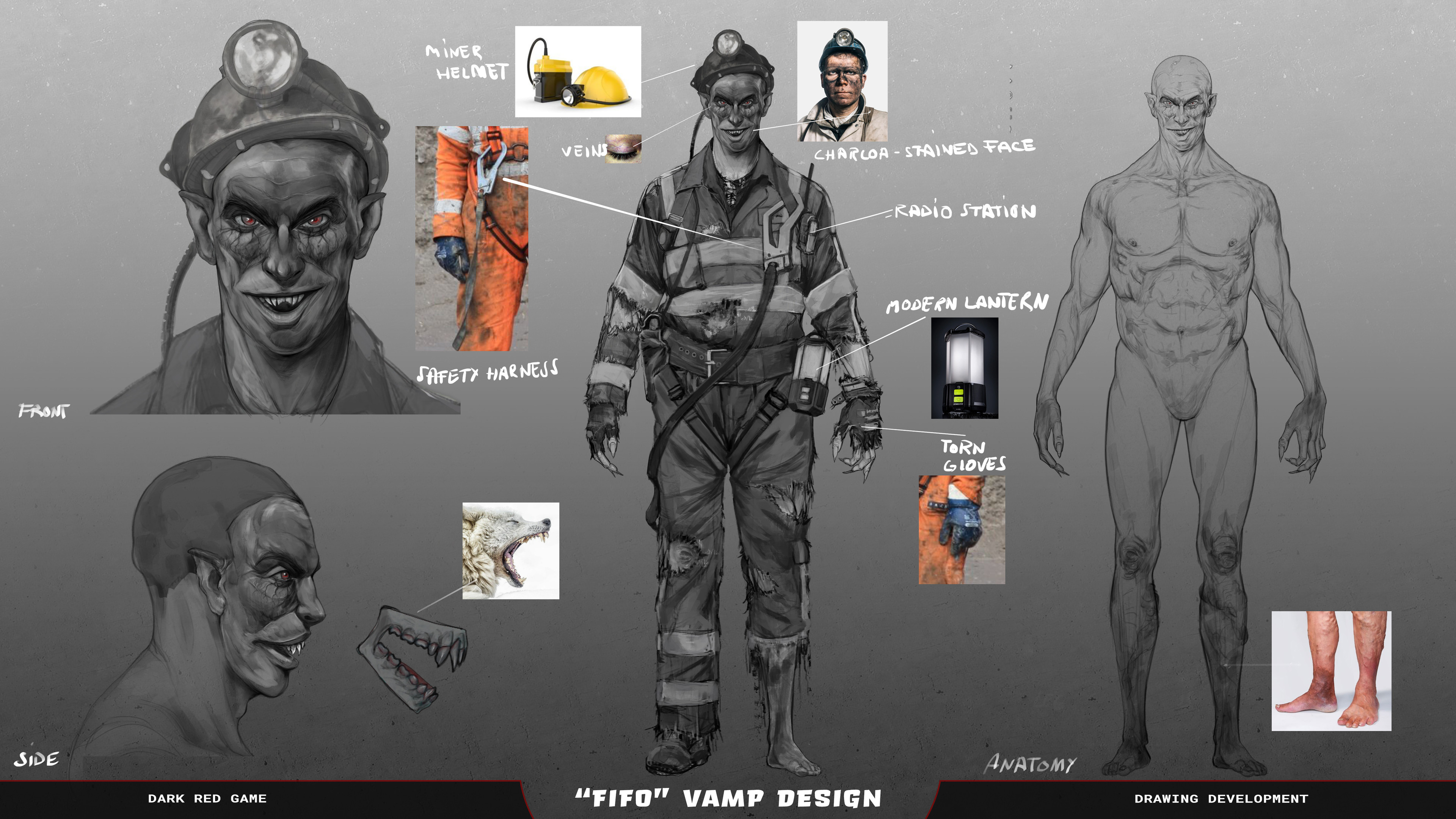 Male vampire - Sketch (FiFo)