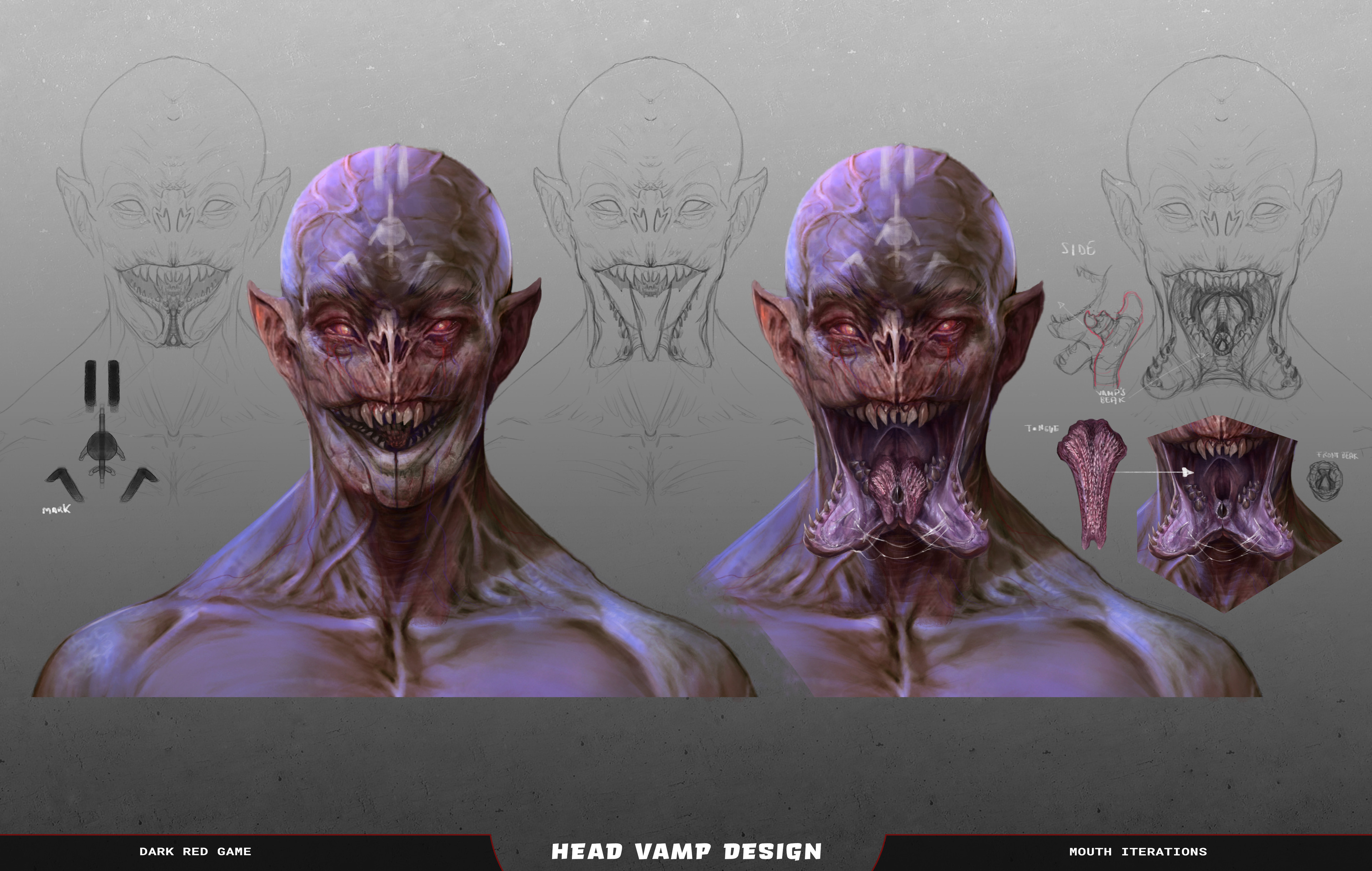 Head Vamp - Open mouth
