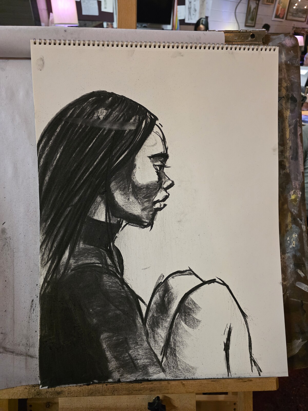 life drawing sessions from today and weeks ago