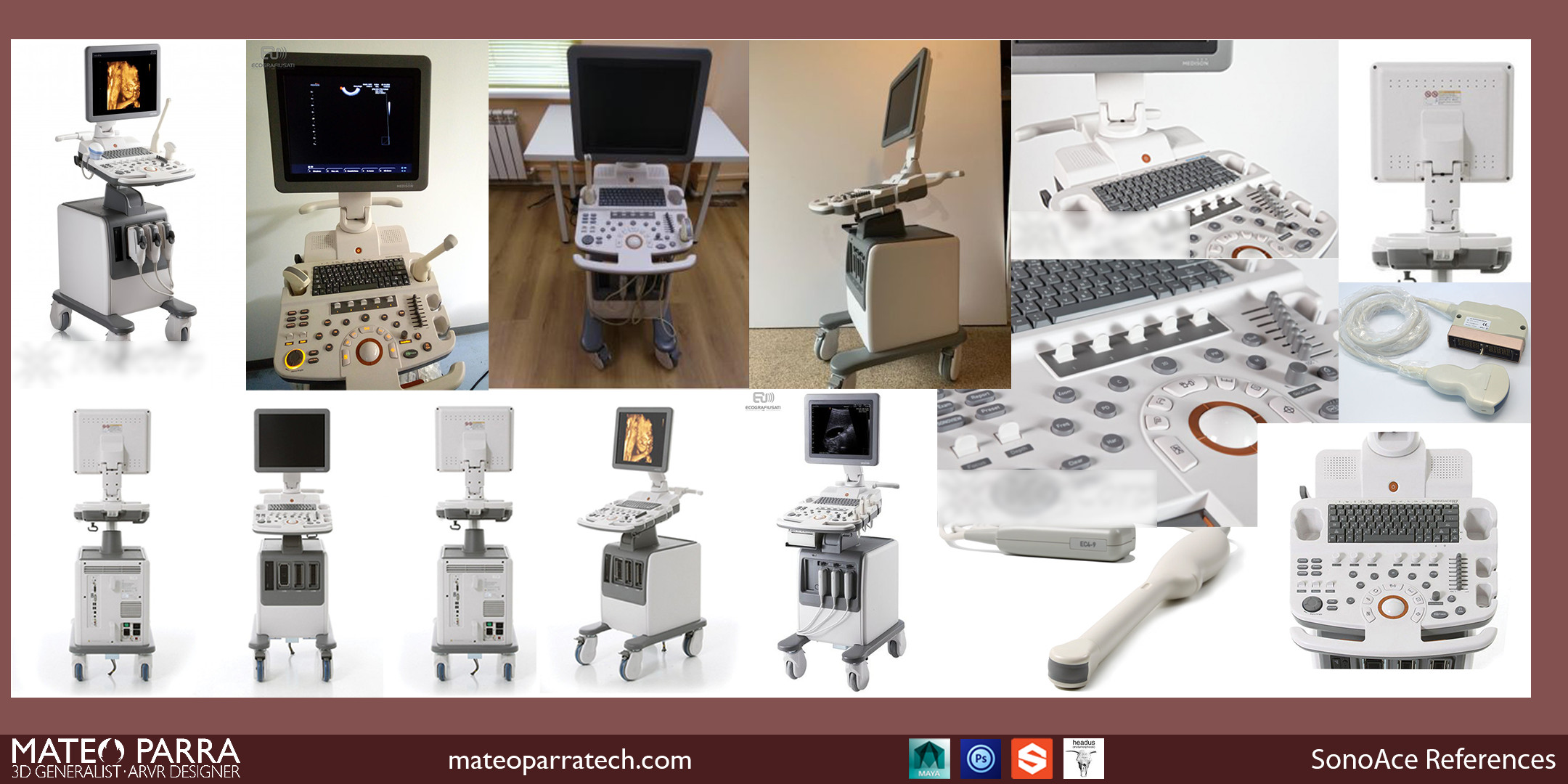 Some of the references used for the creation of this model. More information found on my PureRef, as requested. 