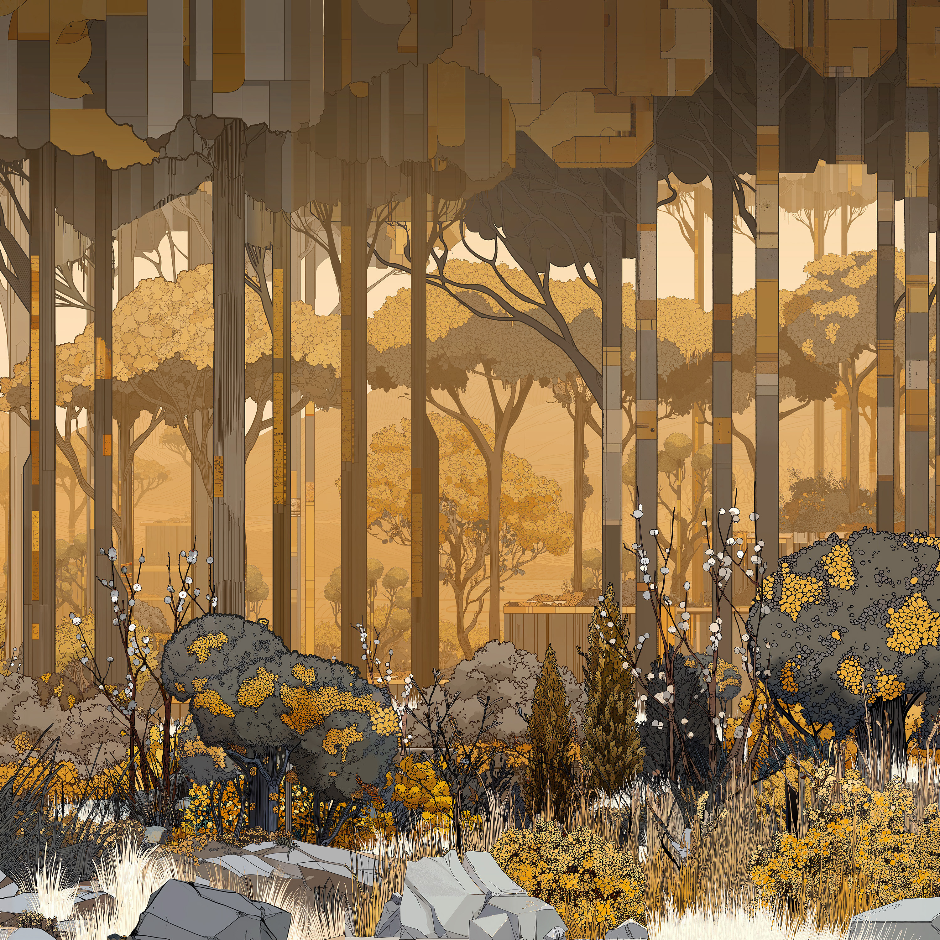 'The Forest and the Hunter' 
Square 2