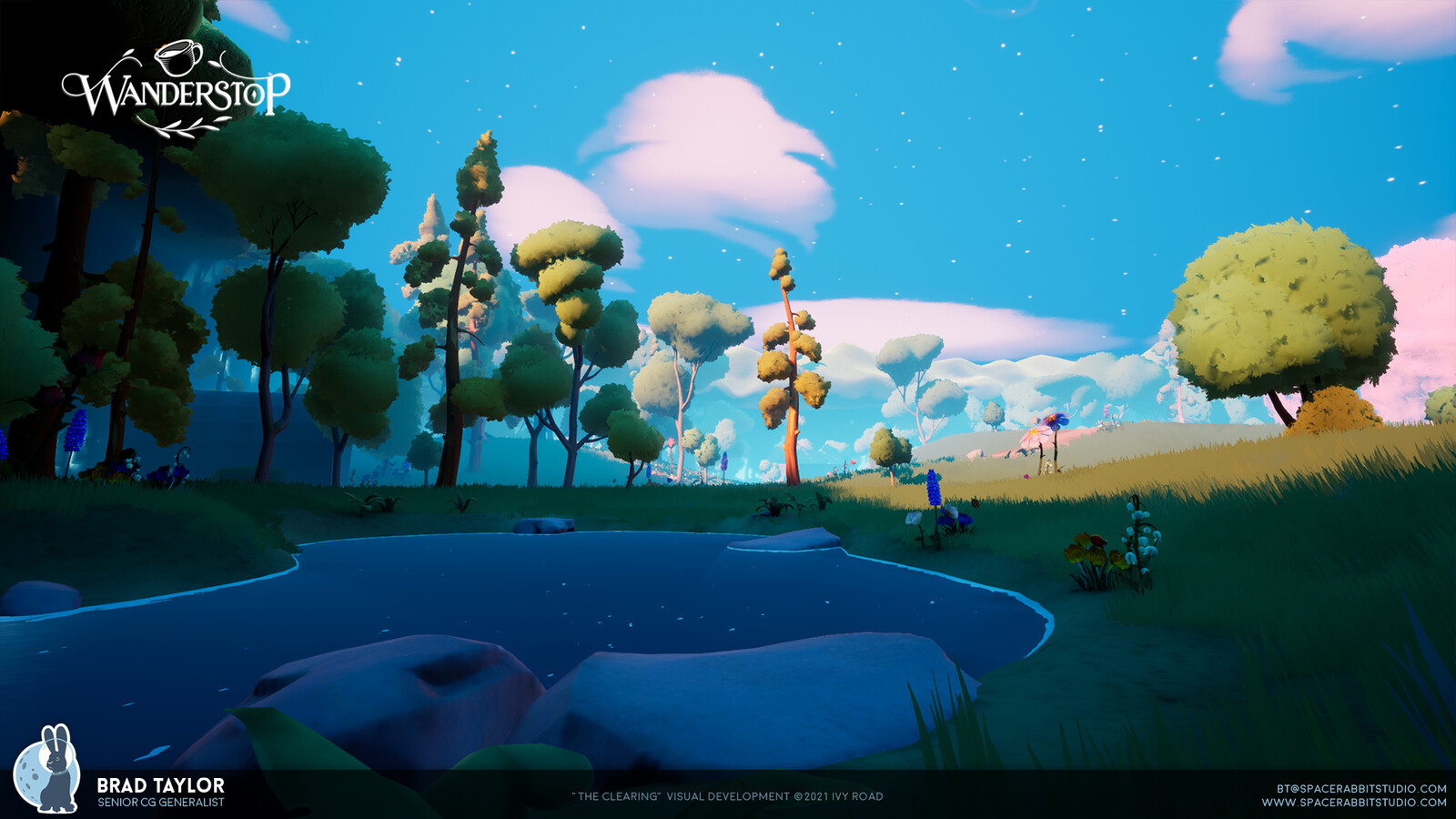 Early visual development for the Clearing