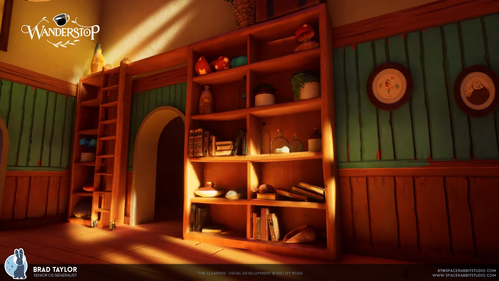 Early visual development for the Shop