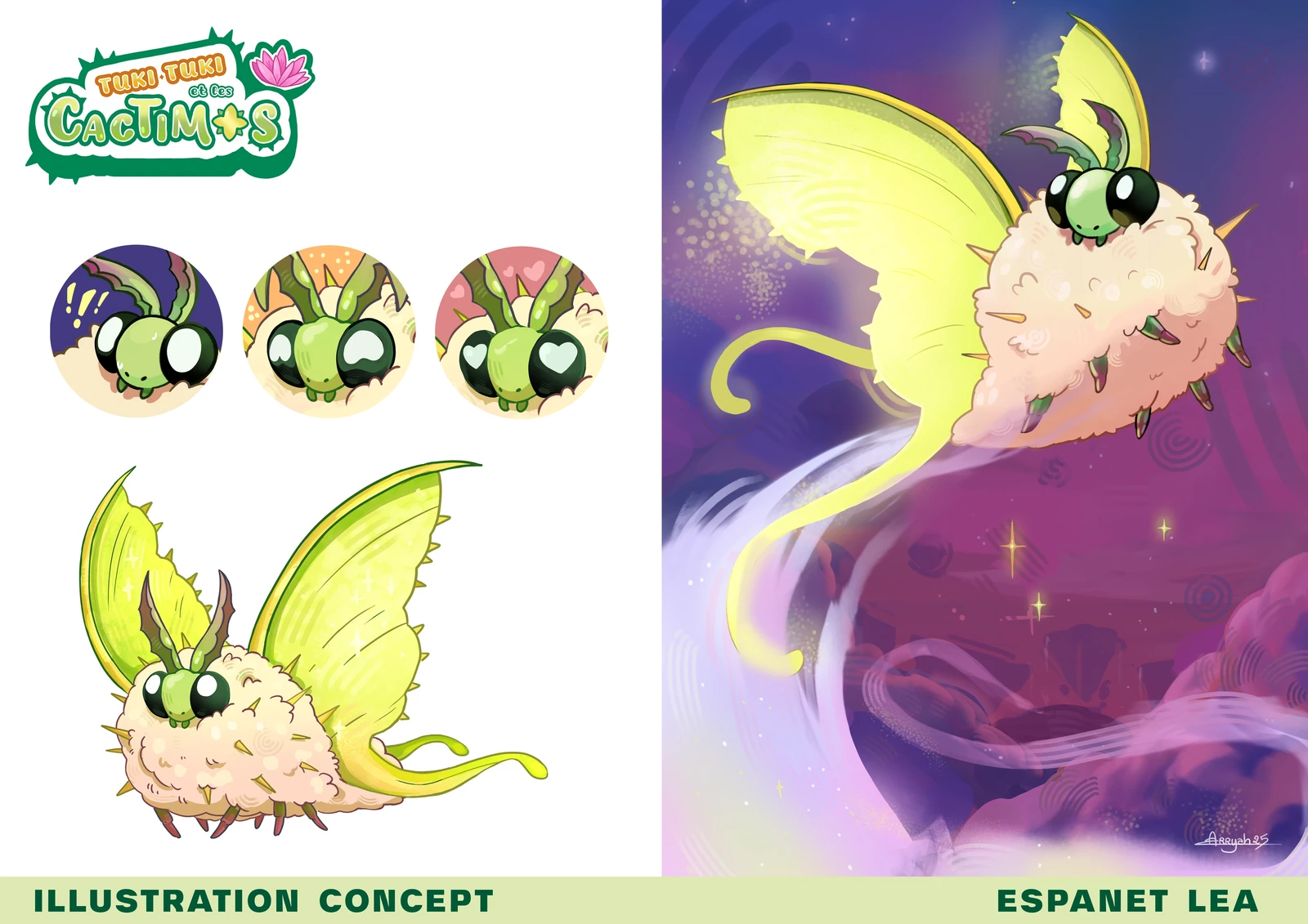Le Papictus : Luna Moth Cactus