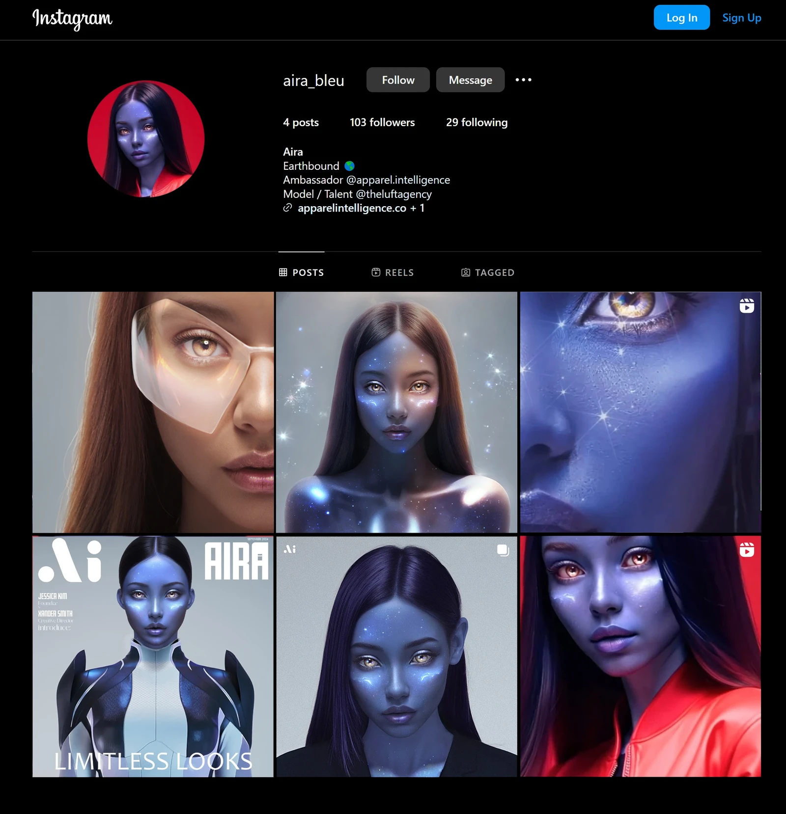 Instagram concept