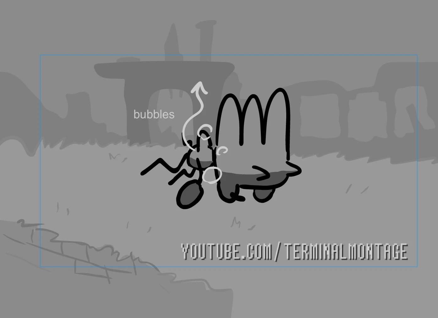 Screenshot of Jeremey's Animatic before I worked on the shot.