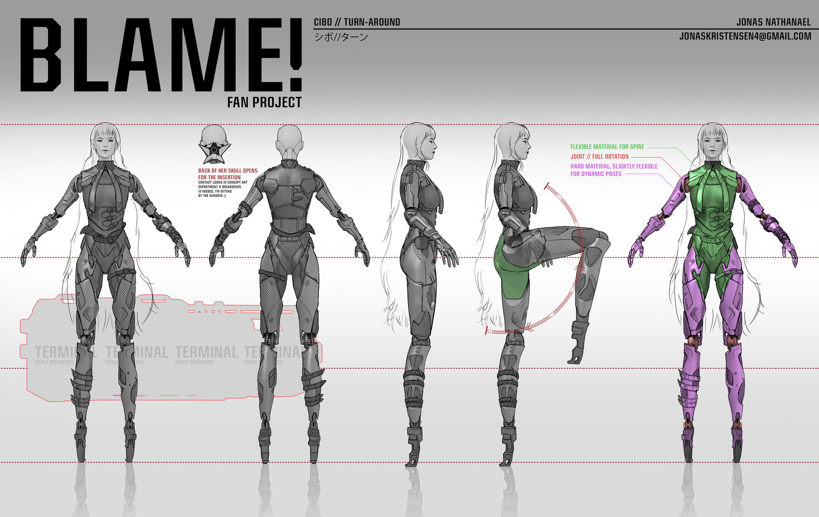 CIBO_FPROJ_CHAR003 | CHARACTER TURN-AROUND