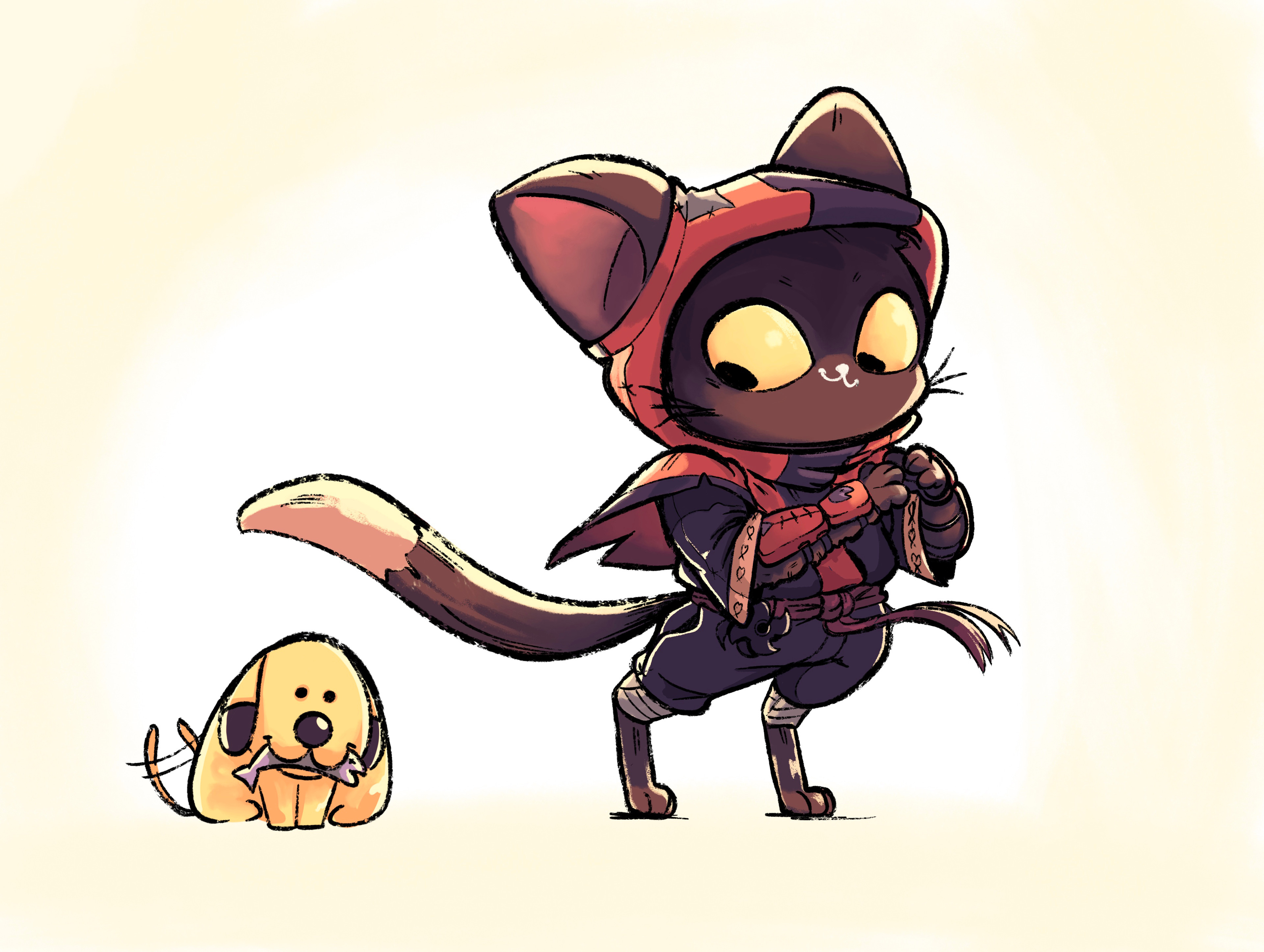 Shadow Paws — The Unseen Thief &amp; His Loyal Companion

