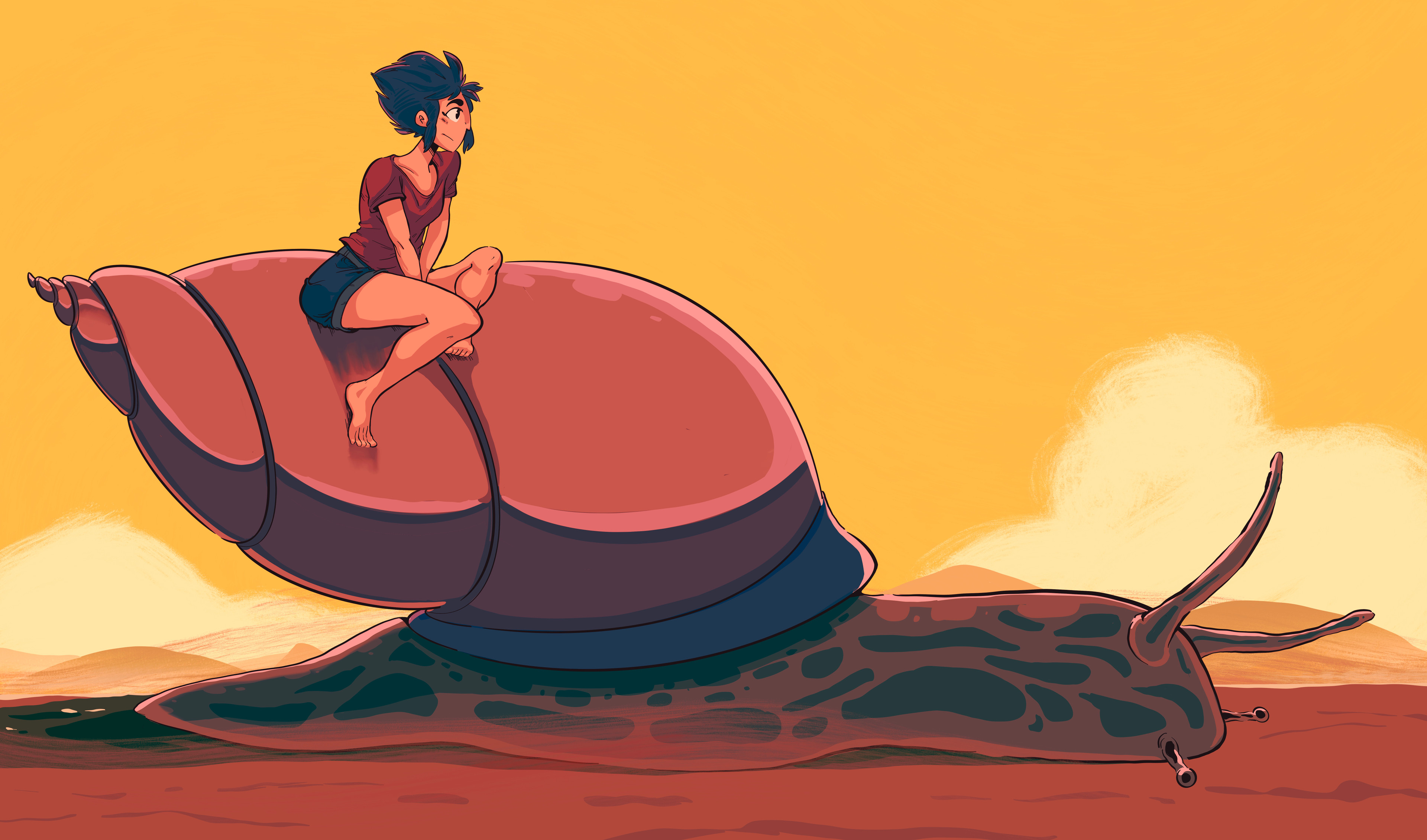 Sunset Rider — The Beauty of Slow Travel
