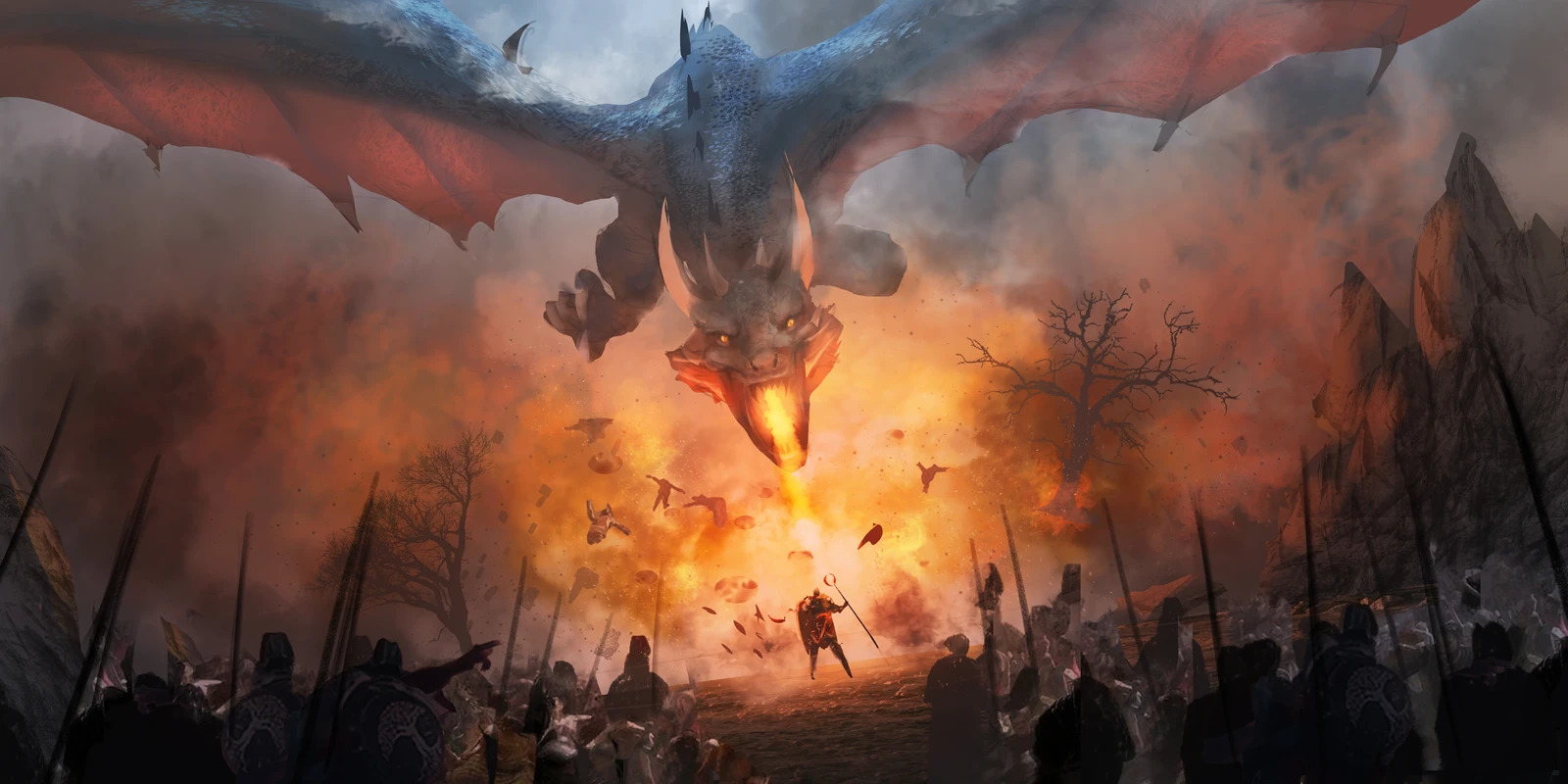 Under Burning Sky Dragon