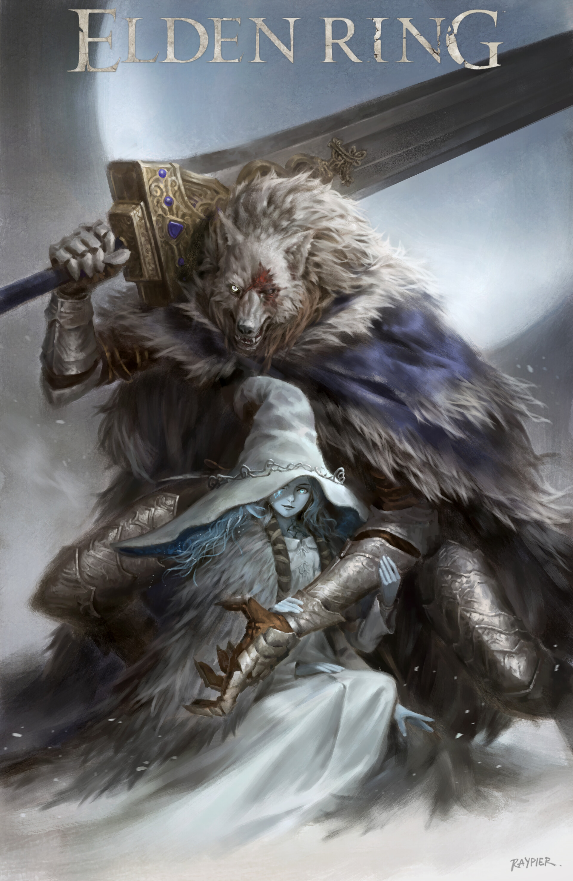 Raypier P - [Elden Ring] : Blaidd the half wolf & Ranni the witch