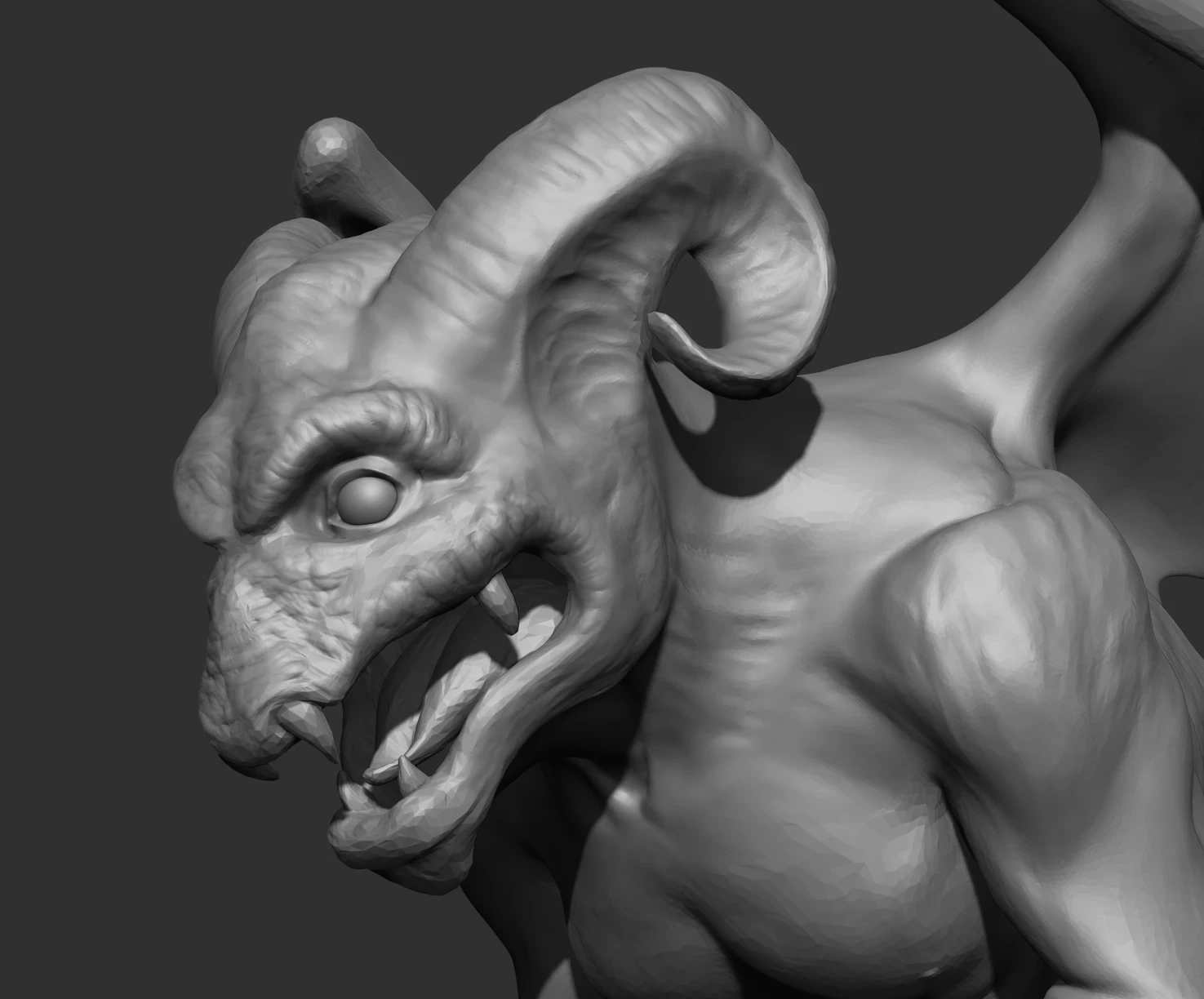 ZBrush BPR Render of Sculpt