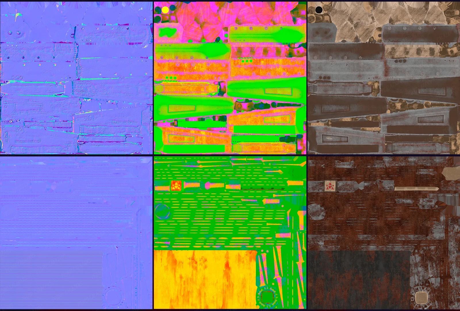 Textures from Part B and C