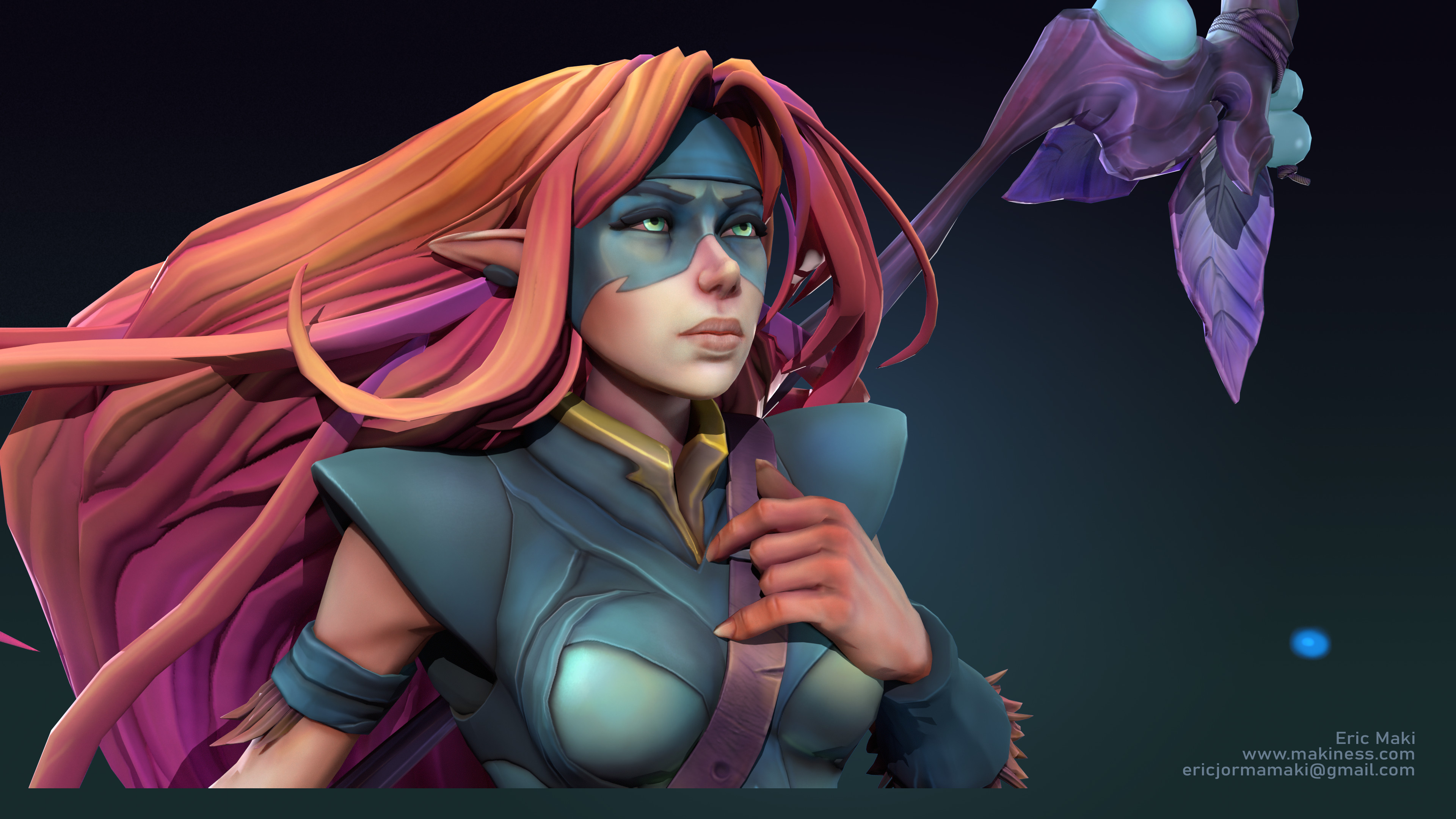 Real-time render in Marmoset Toolbag