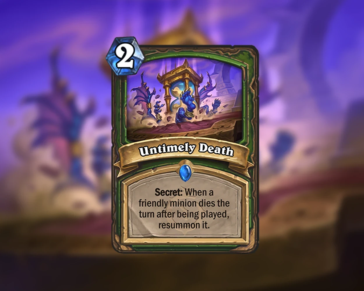 Untimely Death card