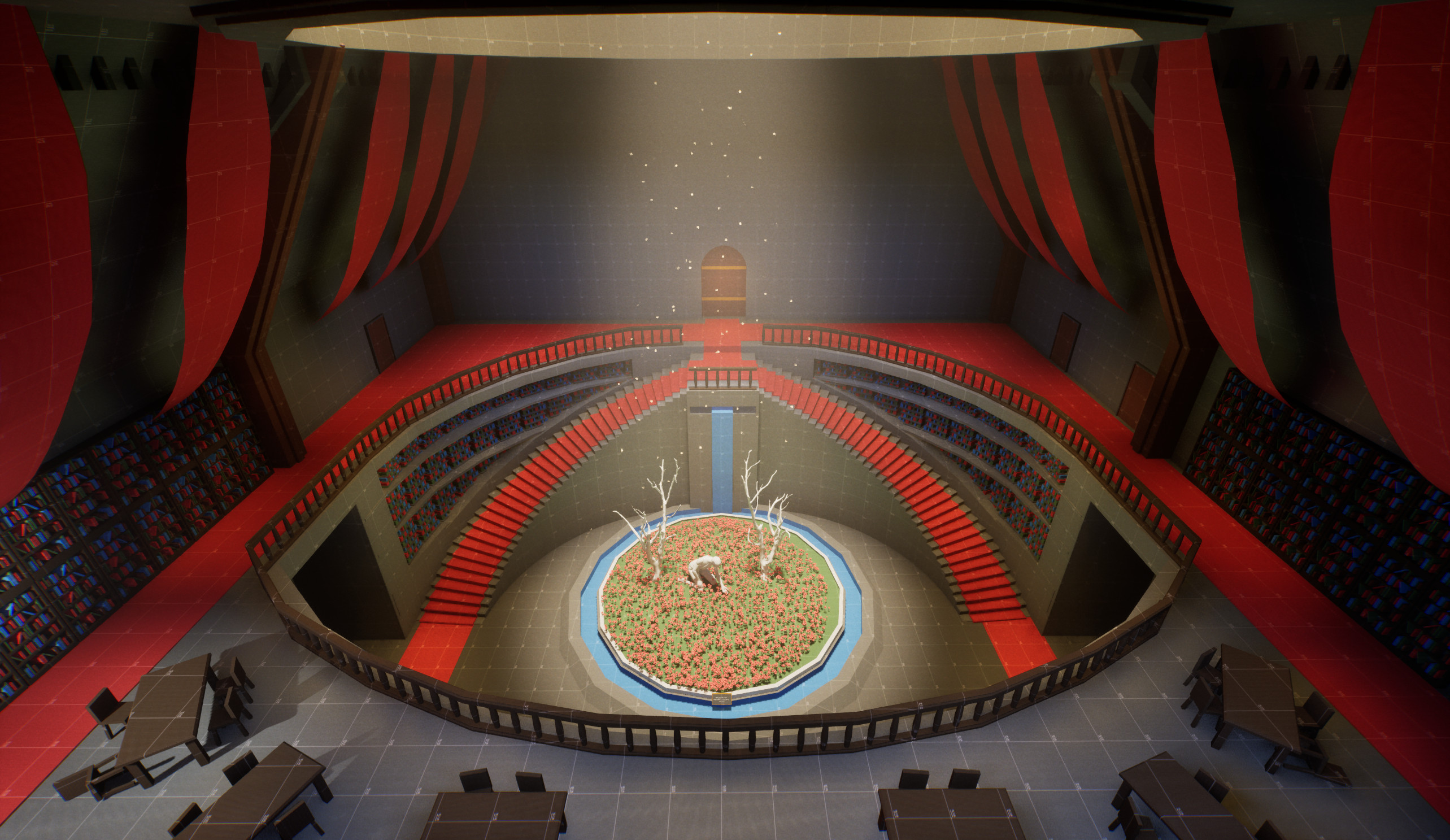 Castle atrium overview
