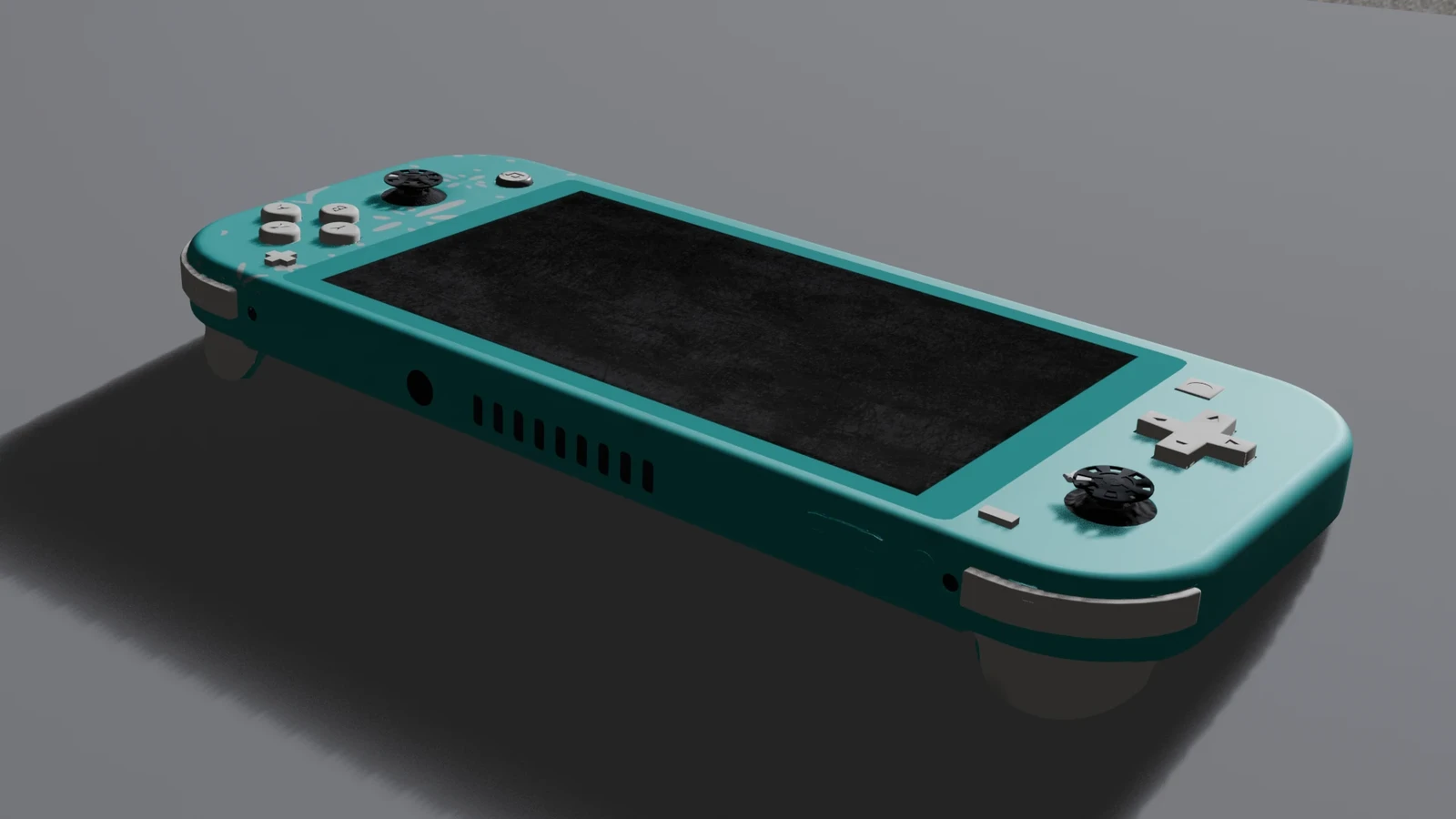 Nintendo Switch Lite Rendered Shots