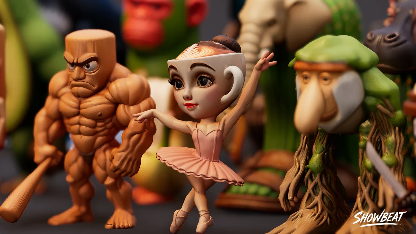 Character Close-up View