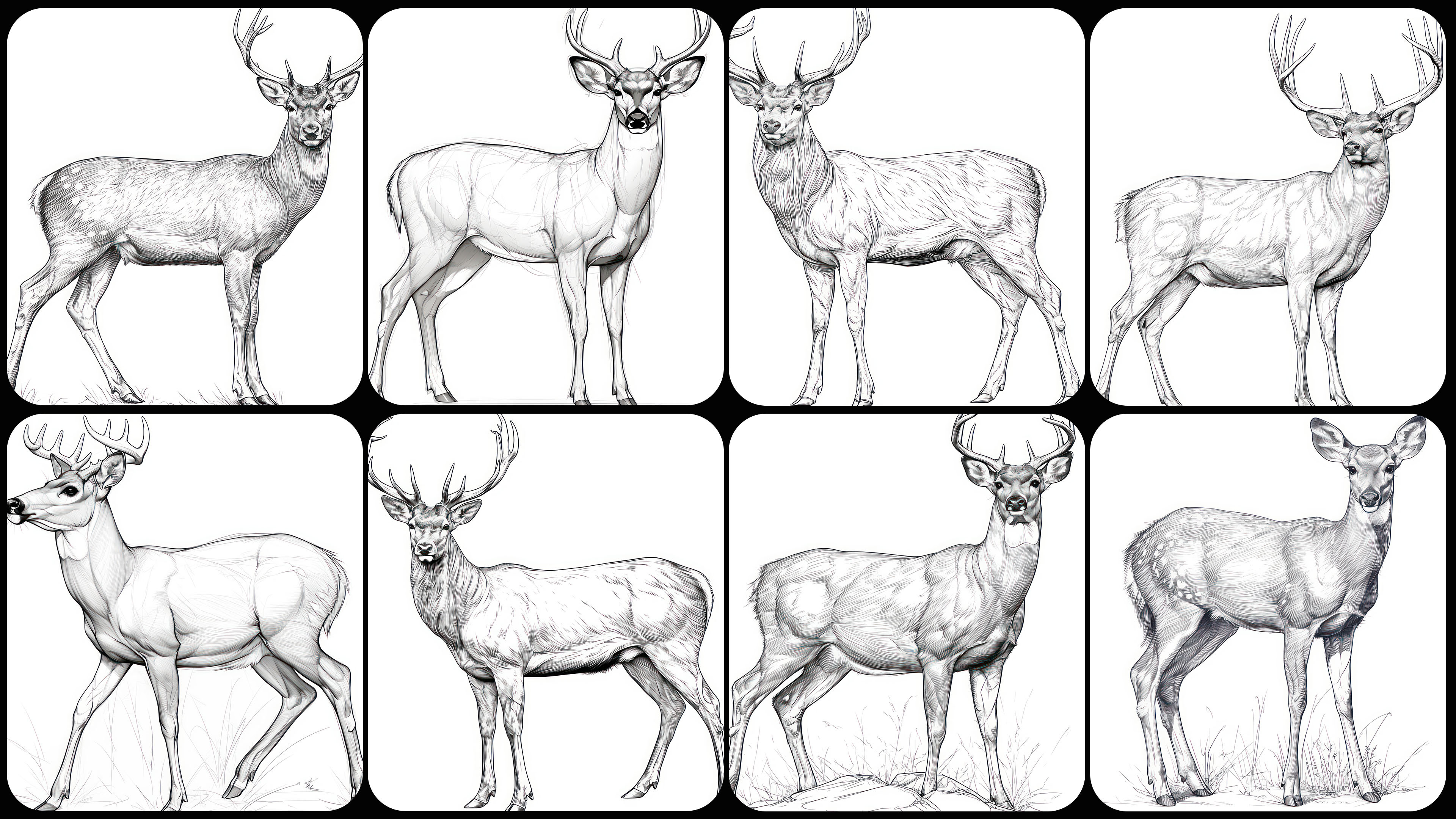 220 Deer - Sketch Reference Image Pack v.29 |4K|
https://www.artstation.com/a/50731260