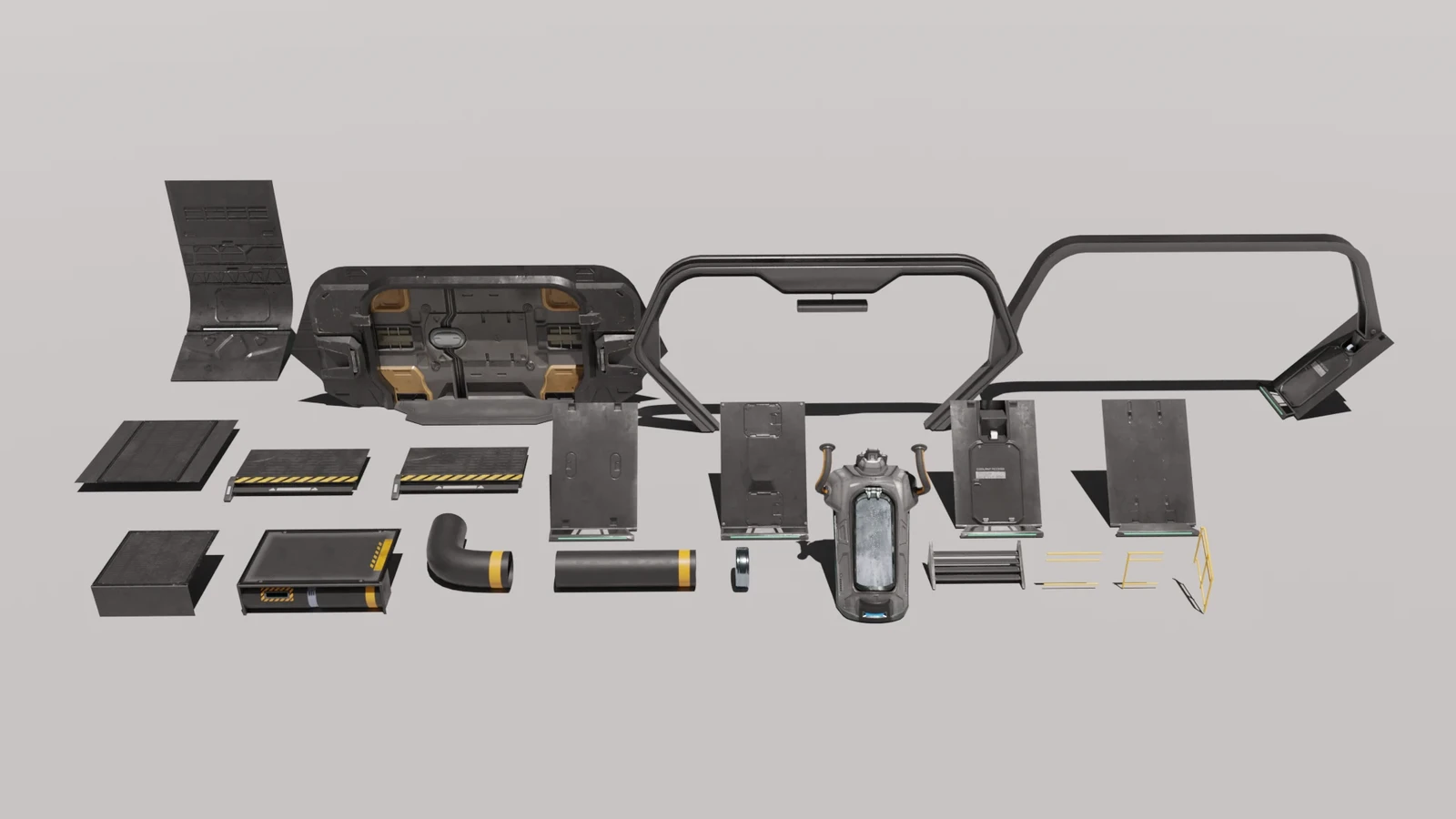 Modular kitbash elements