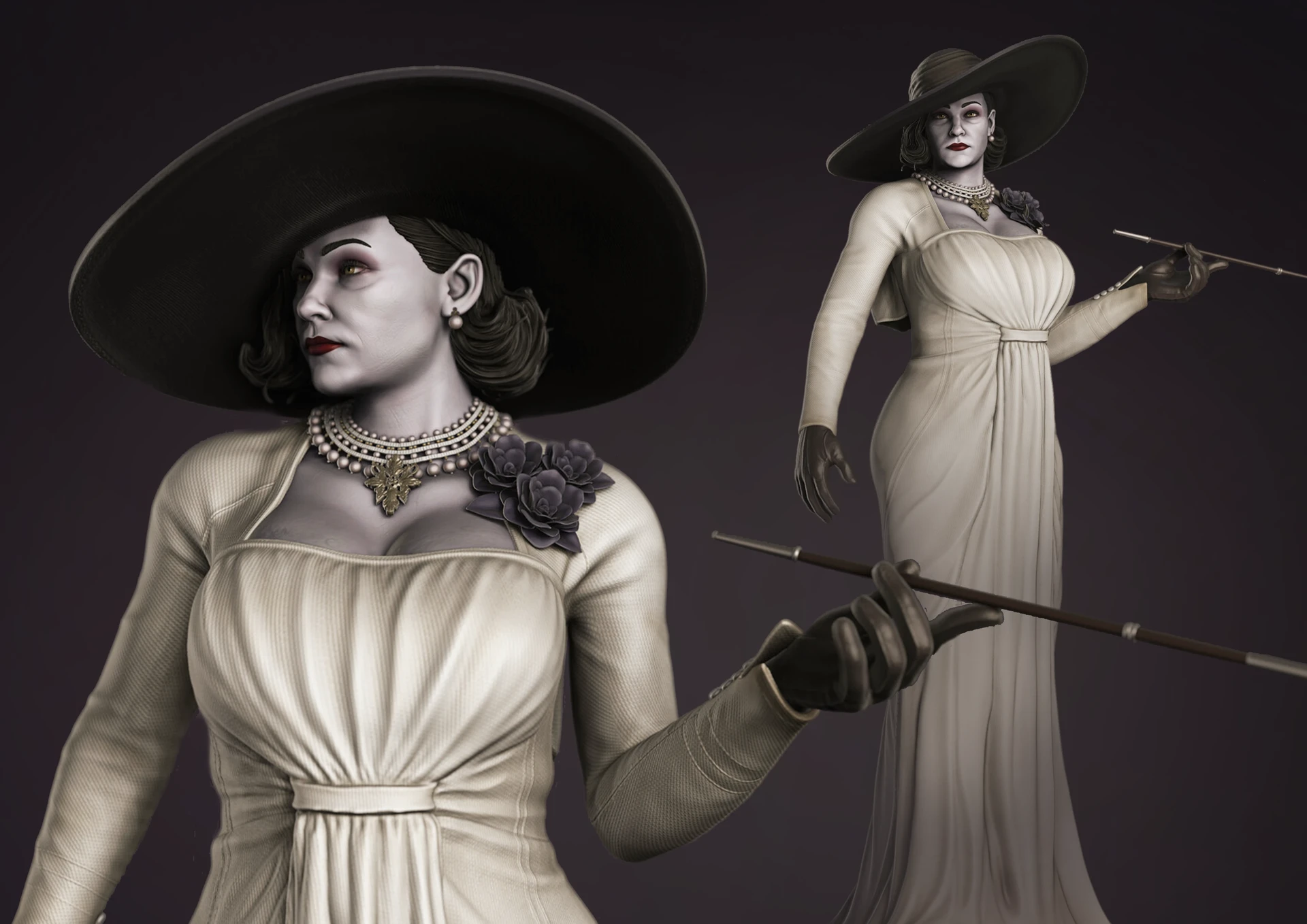 ArtStation - Resident Evil: Village | Lady Dimitrescu