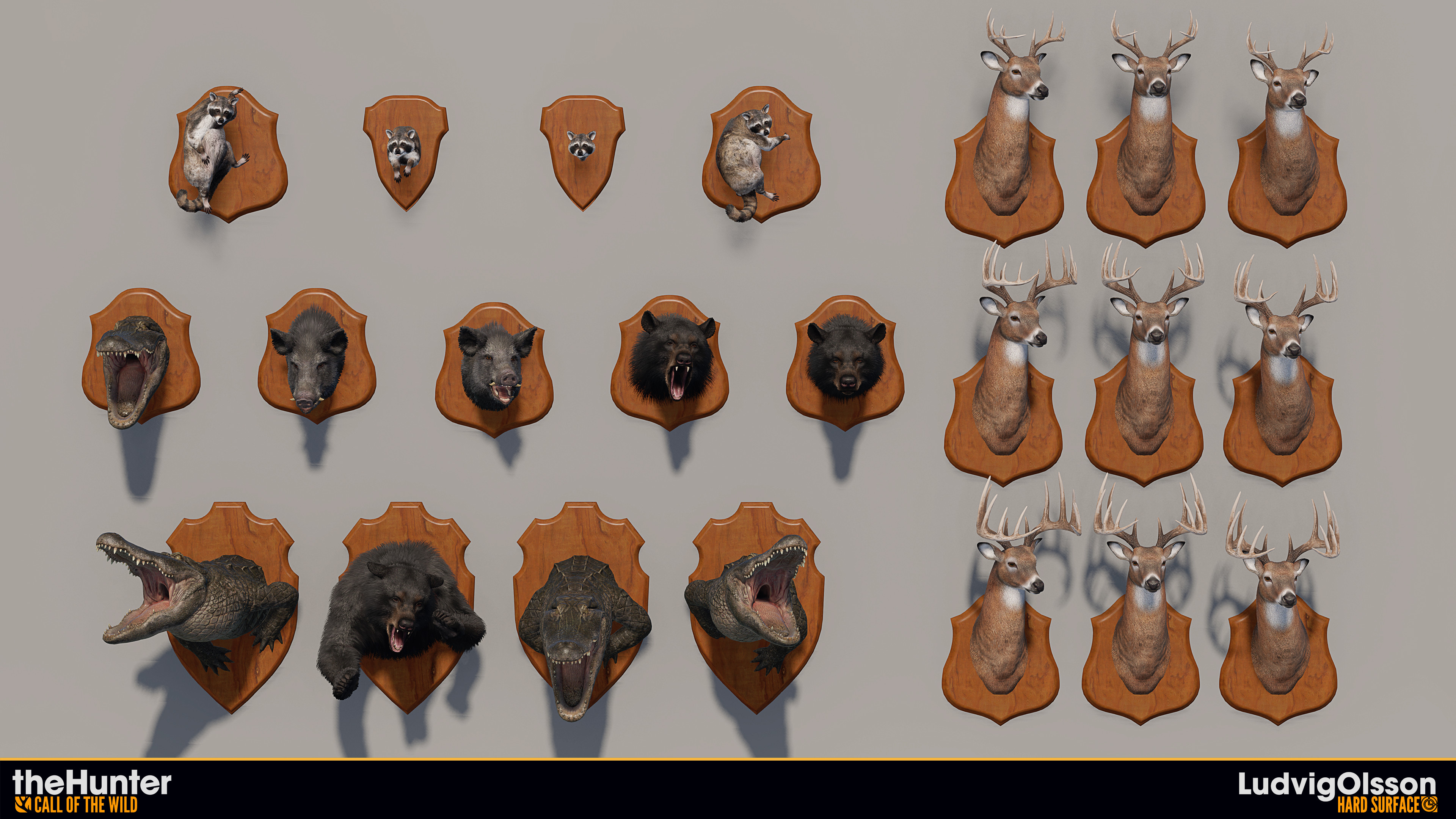 Heads made by our talented character artists, I just made decoration versions for the none player homes in game