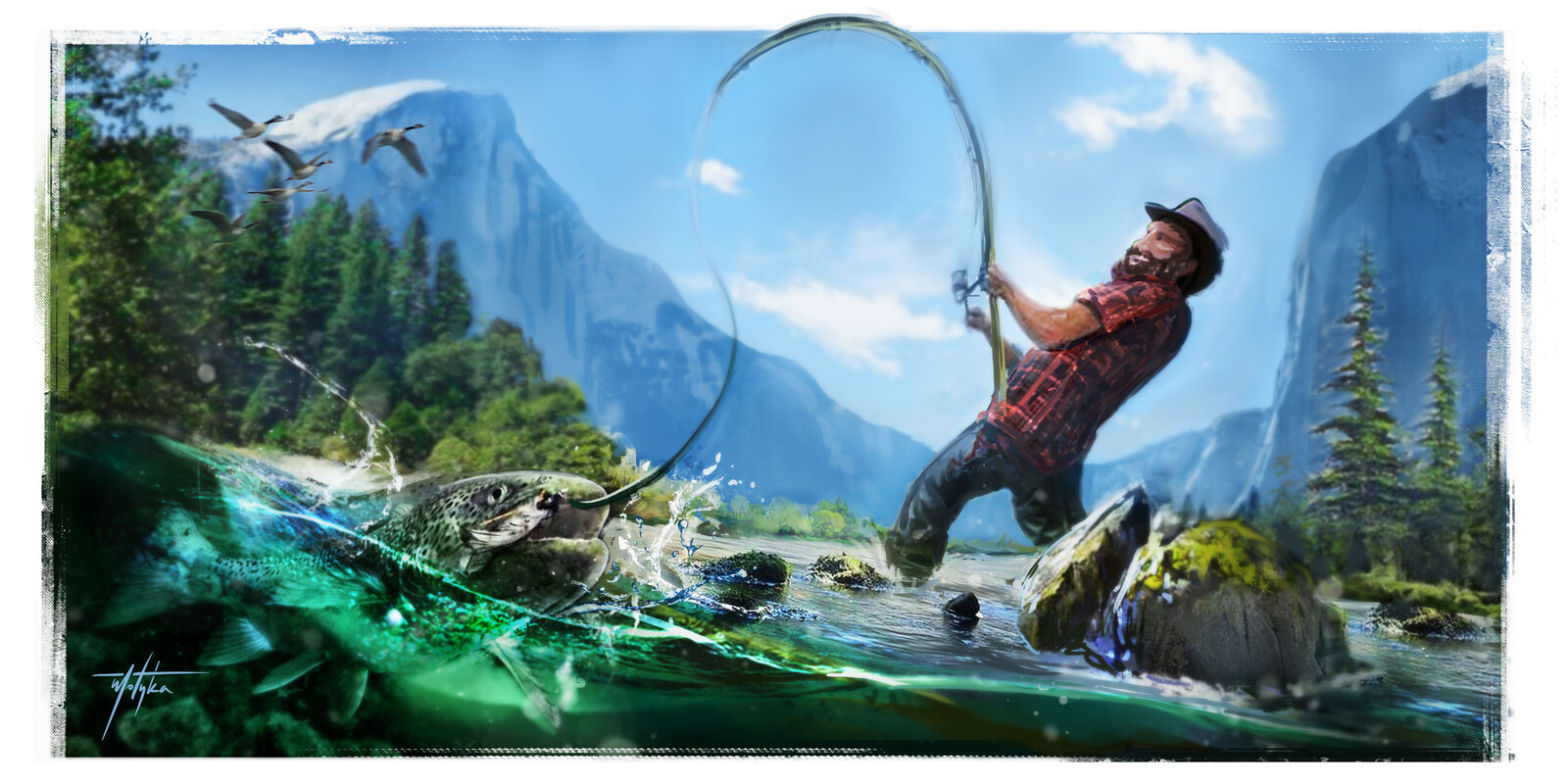 Angler – Test Art