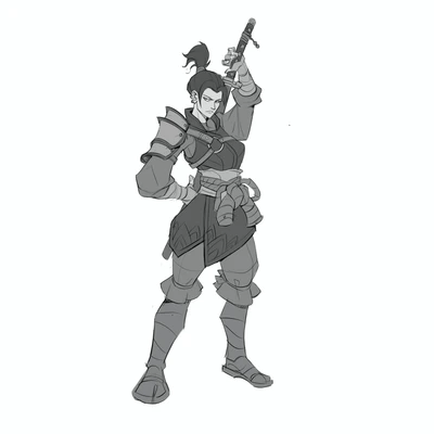 Warrior Sketch 1