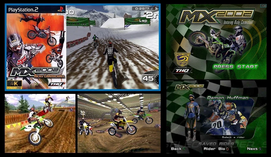 MX 2002 was my first game as a Lead Artist. The game was released on PS2 and Xbox.