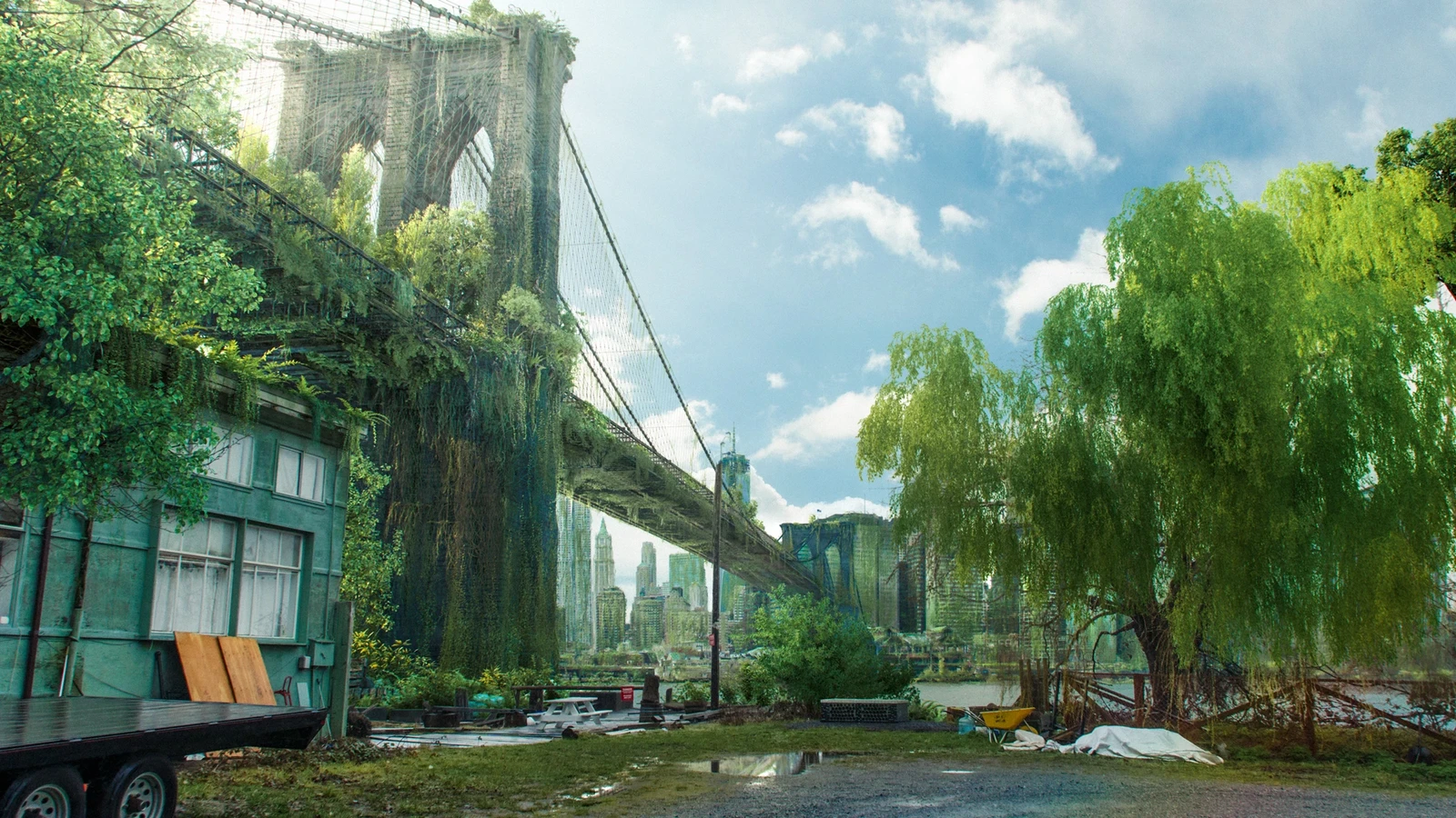 Brooklyn bridge concept art