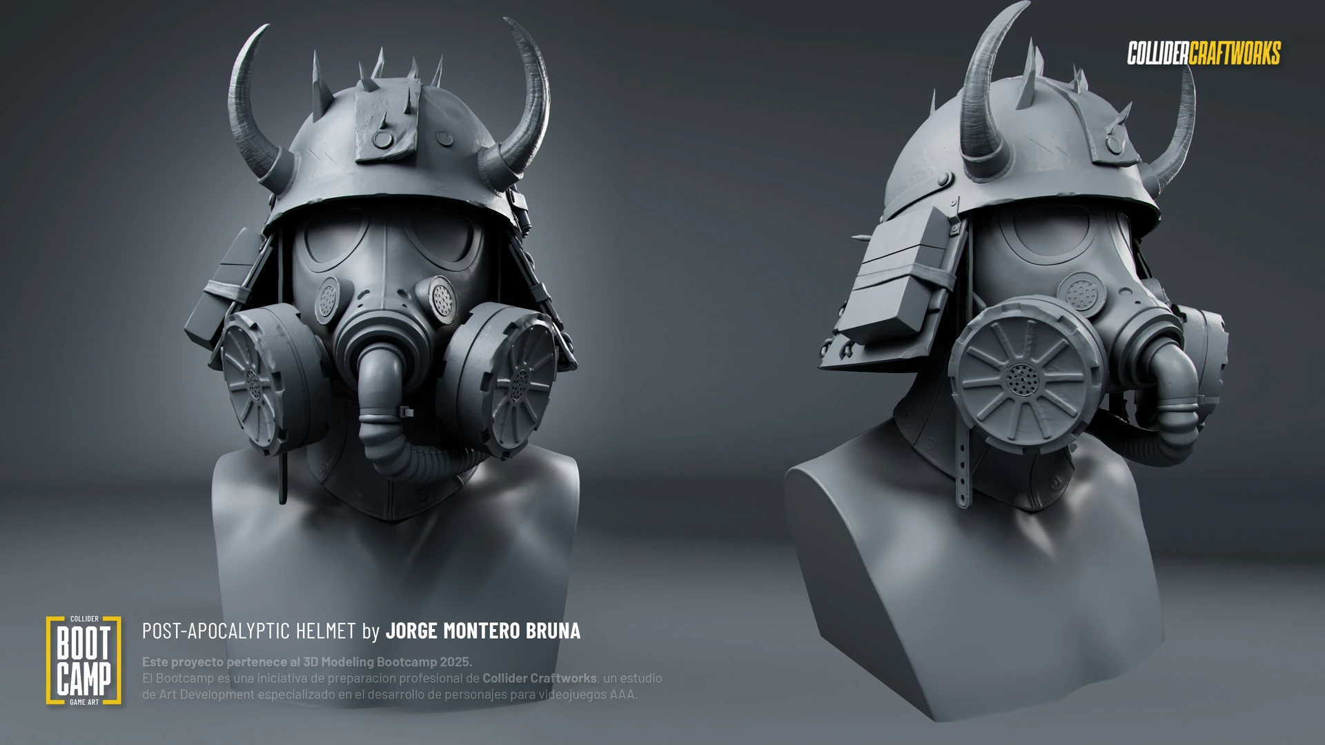 Post-Apocalyptic Helmet - Collider Bootcamp 2025