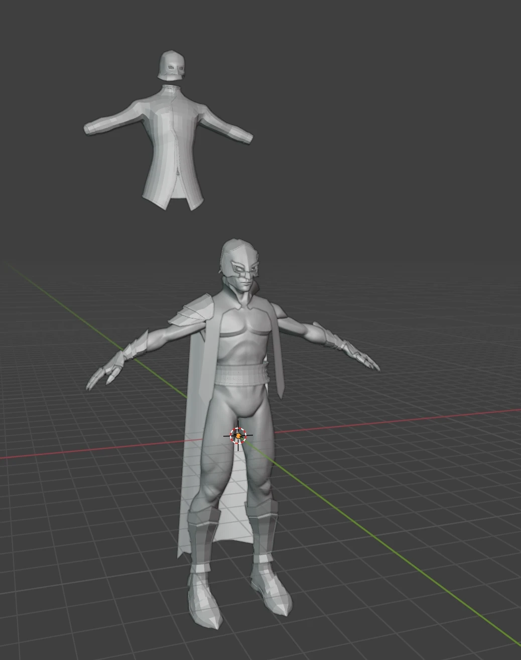 basic modeling and beginning retopology 8/26/2025