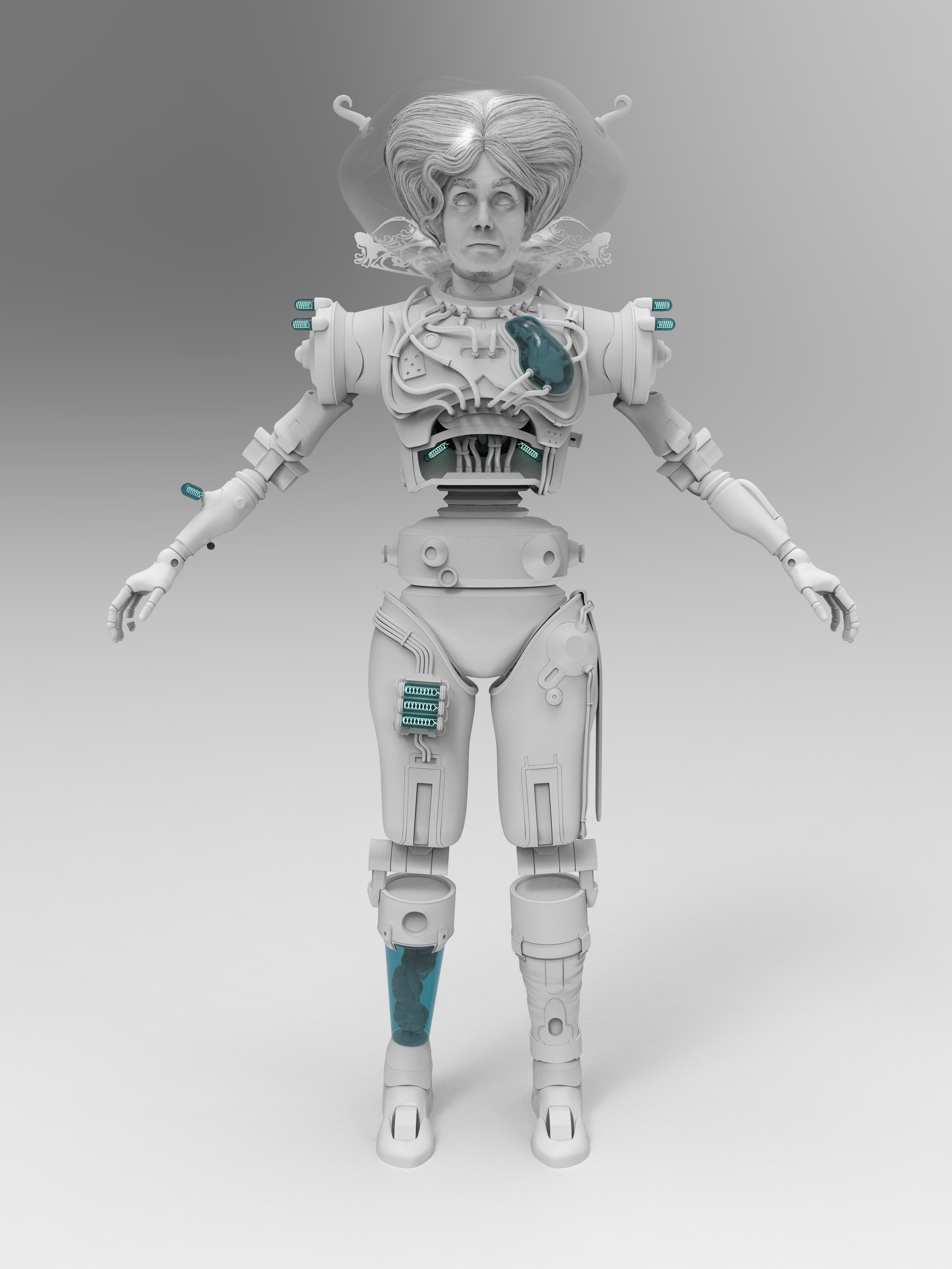 Auntie Cleo High Poly Front