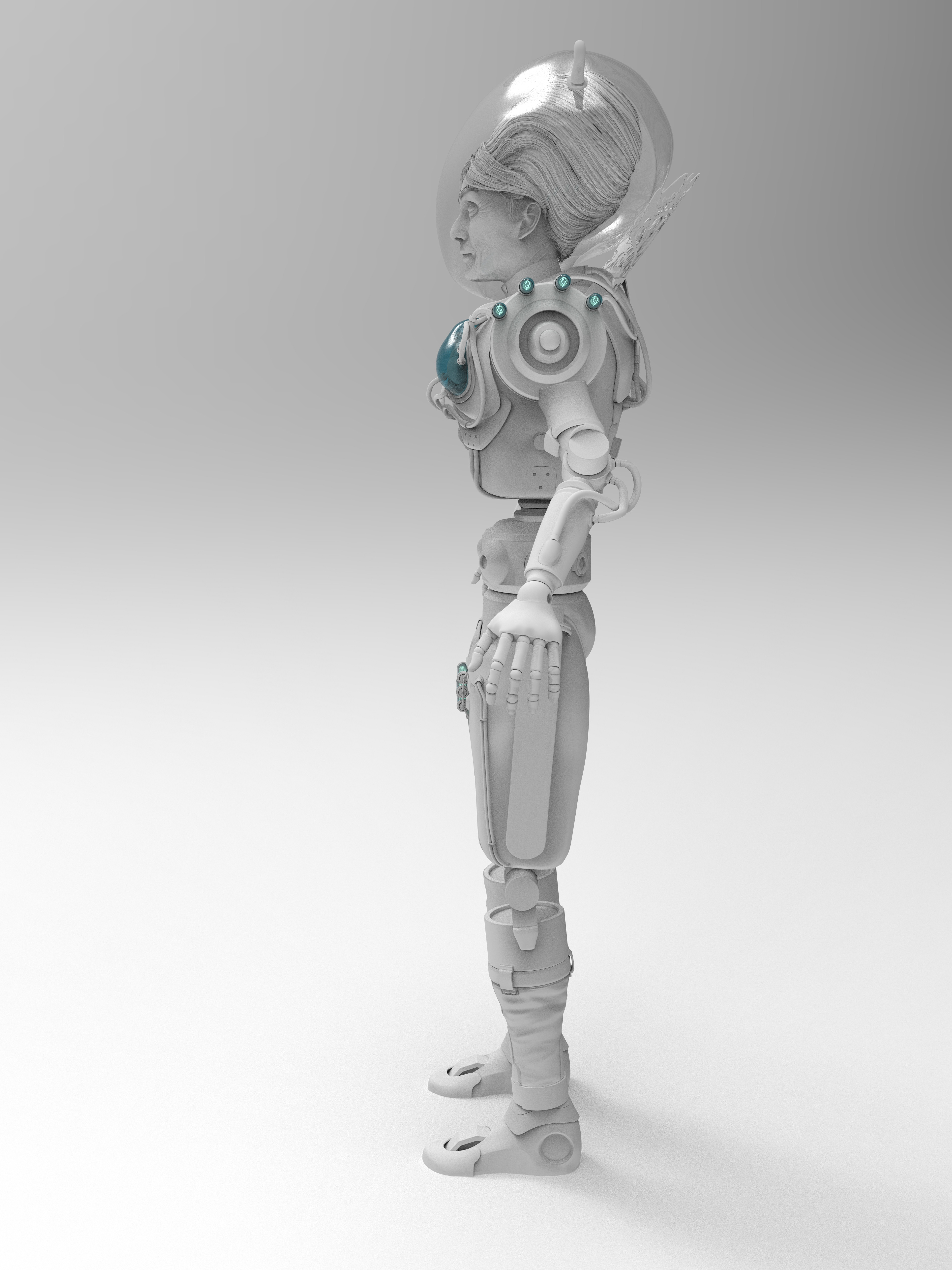 Auntie Cleo High Poly Left