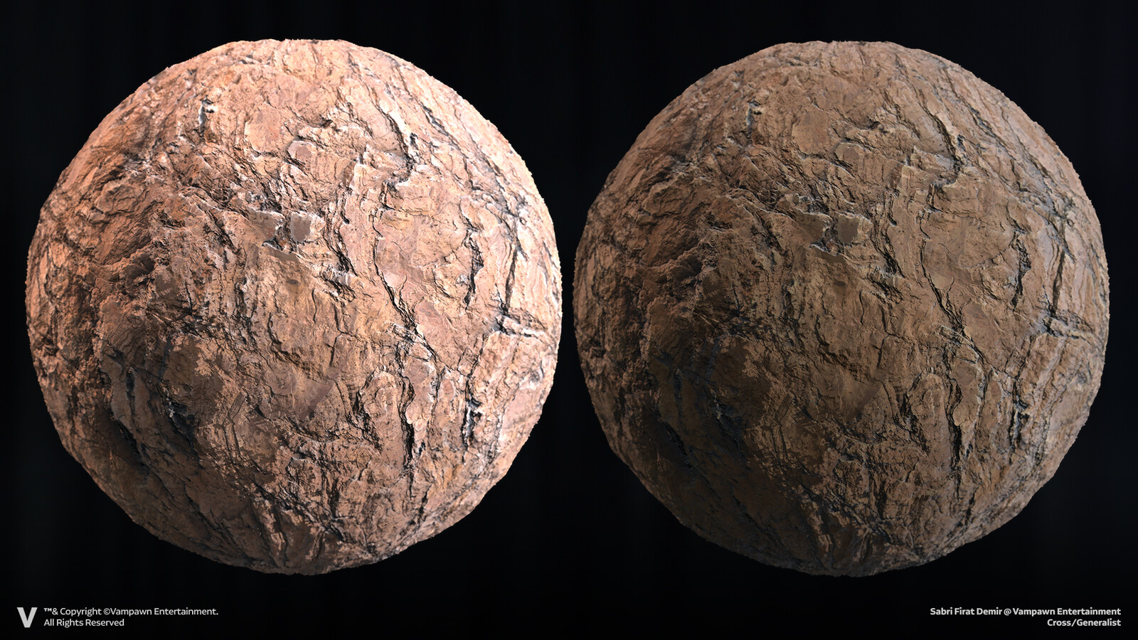 Some variant examples created by changing the Base Color maps of the structure generated using the Cement Height Map.