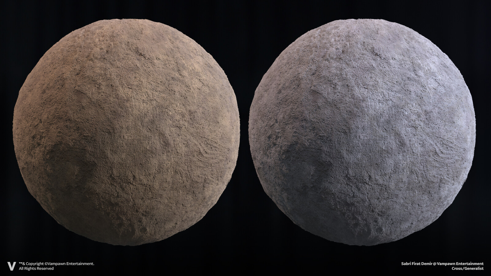 Similarly, additional Cement variations can be created by modifying the Base Color of the Cement material.
All of these adjustments can be made very quickly thanks to the VM Smart Material System inside Unreal Engine.