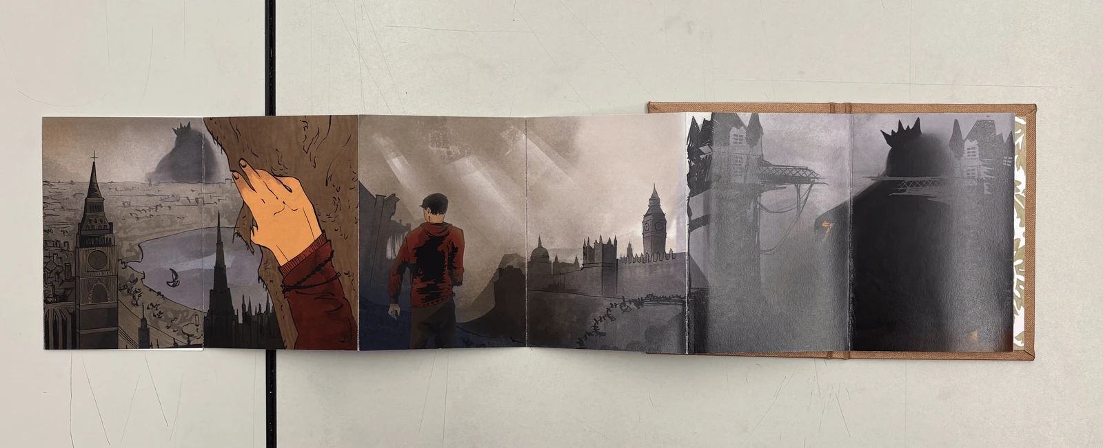 Foldout of full book