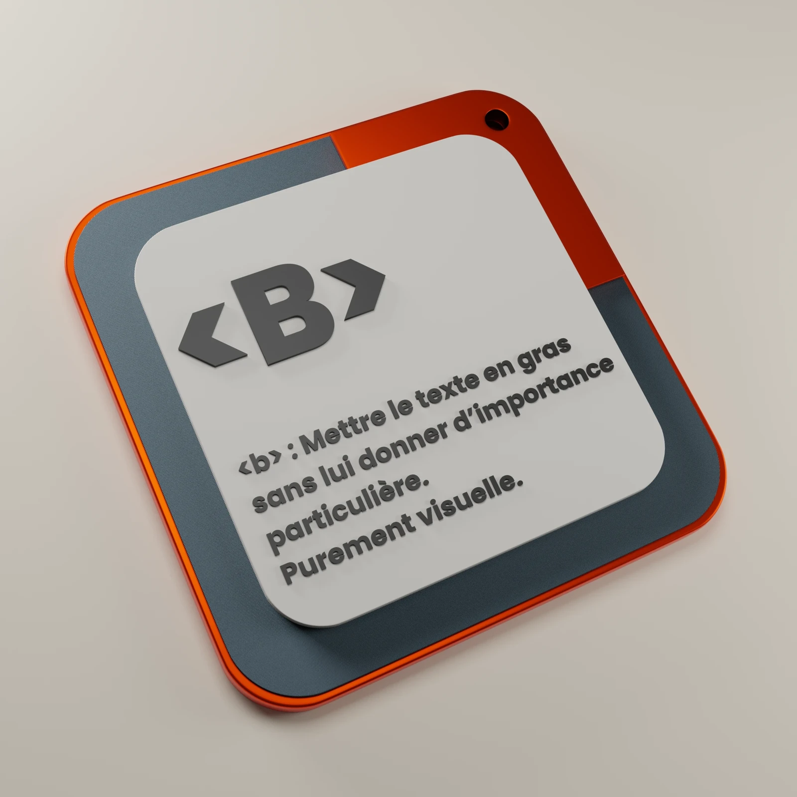 Balise B Html Gras bold texte 