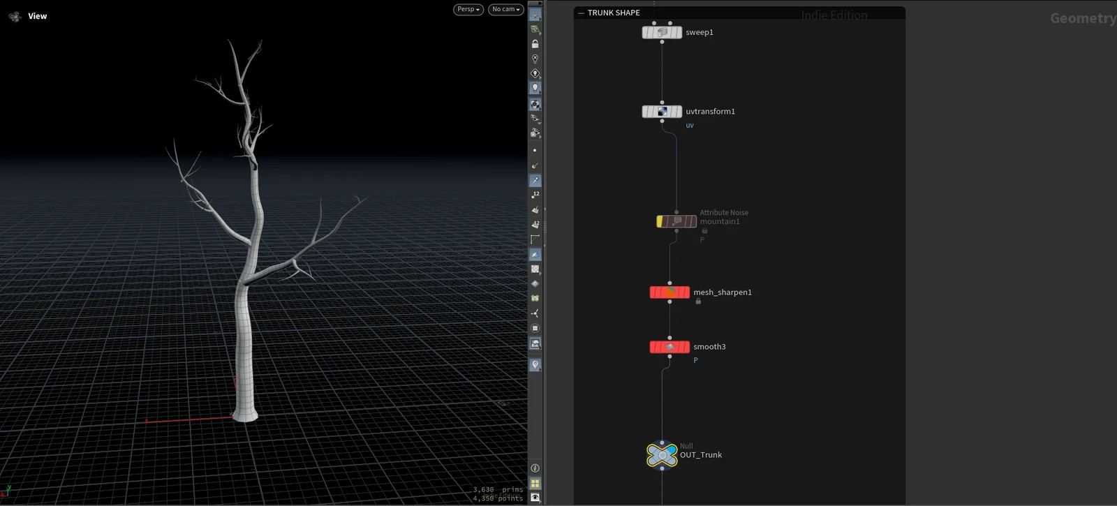 Trunk Shape Generation