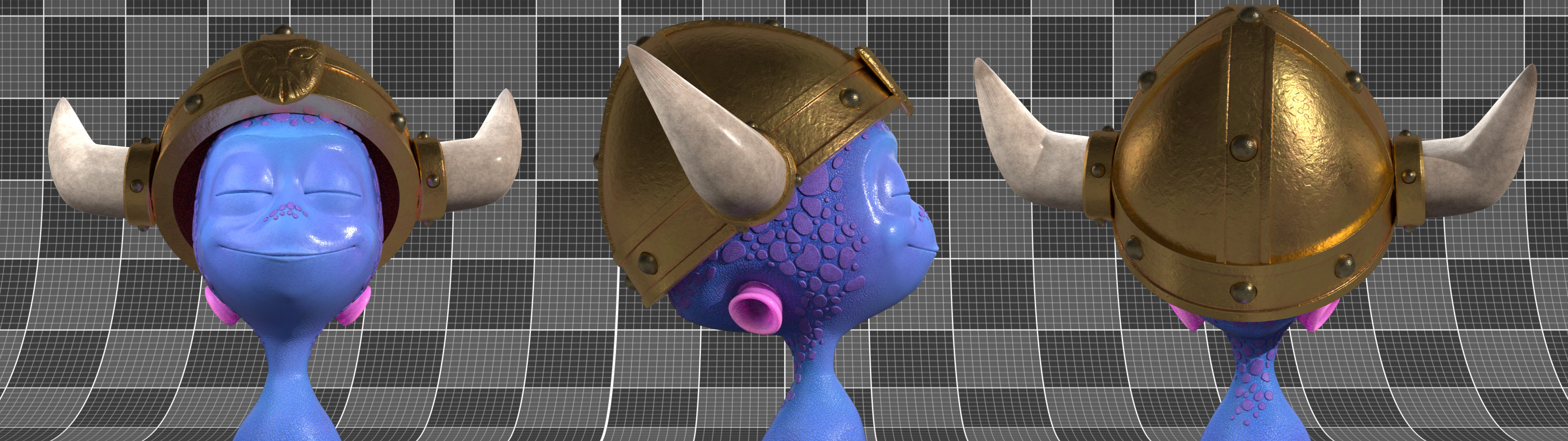 Snorri Pose 360 head helmet blocking