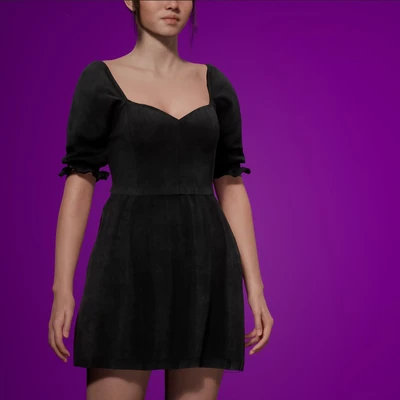 Study - Velvet Corset Dress