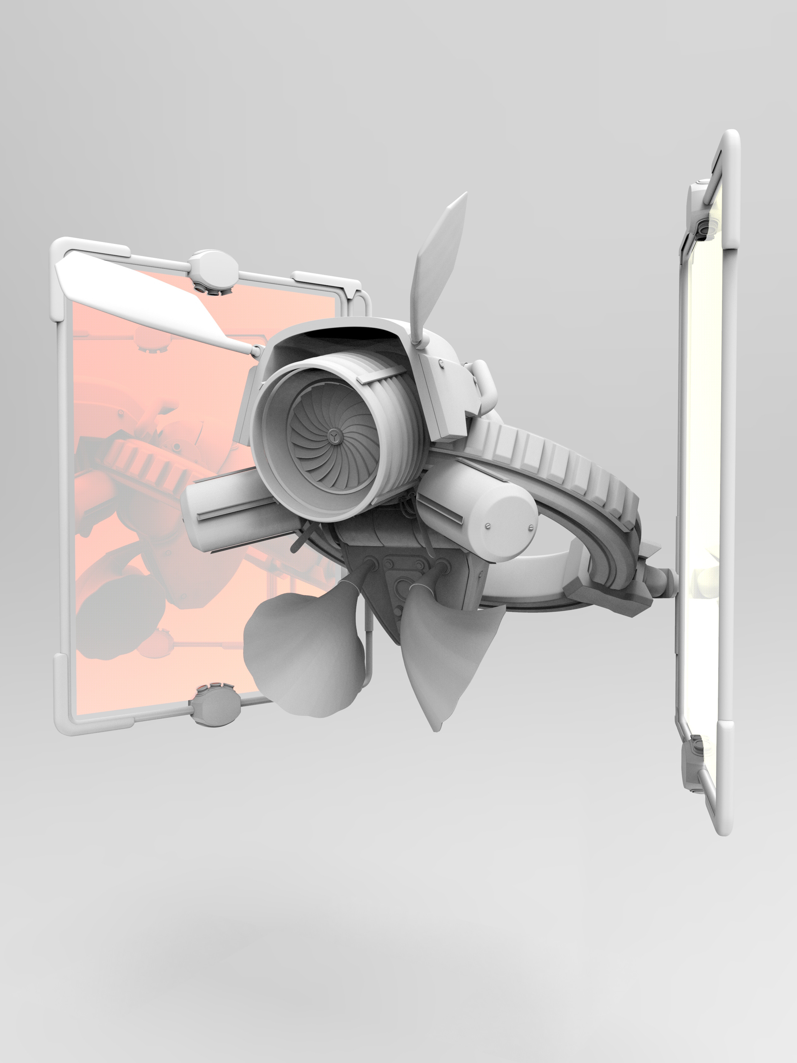Ad Drone High Poly Rear Right