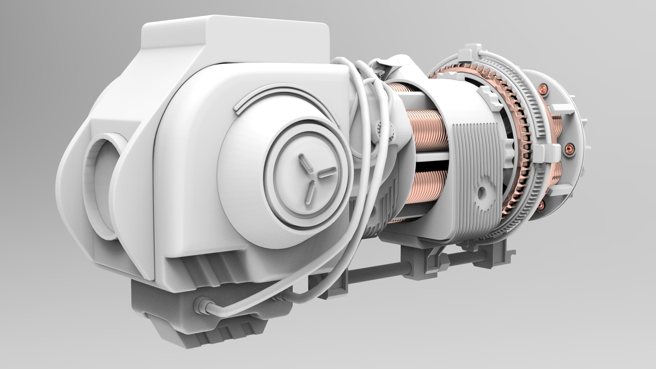 Liberation &amp; S.A.M Auto-Mechanical Variation High Poly Cannon Rear Right