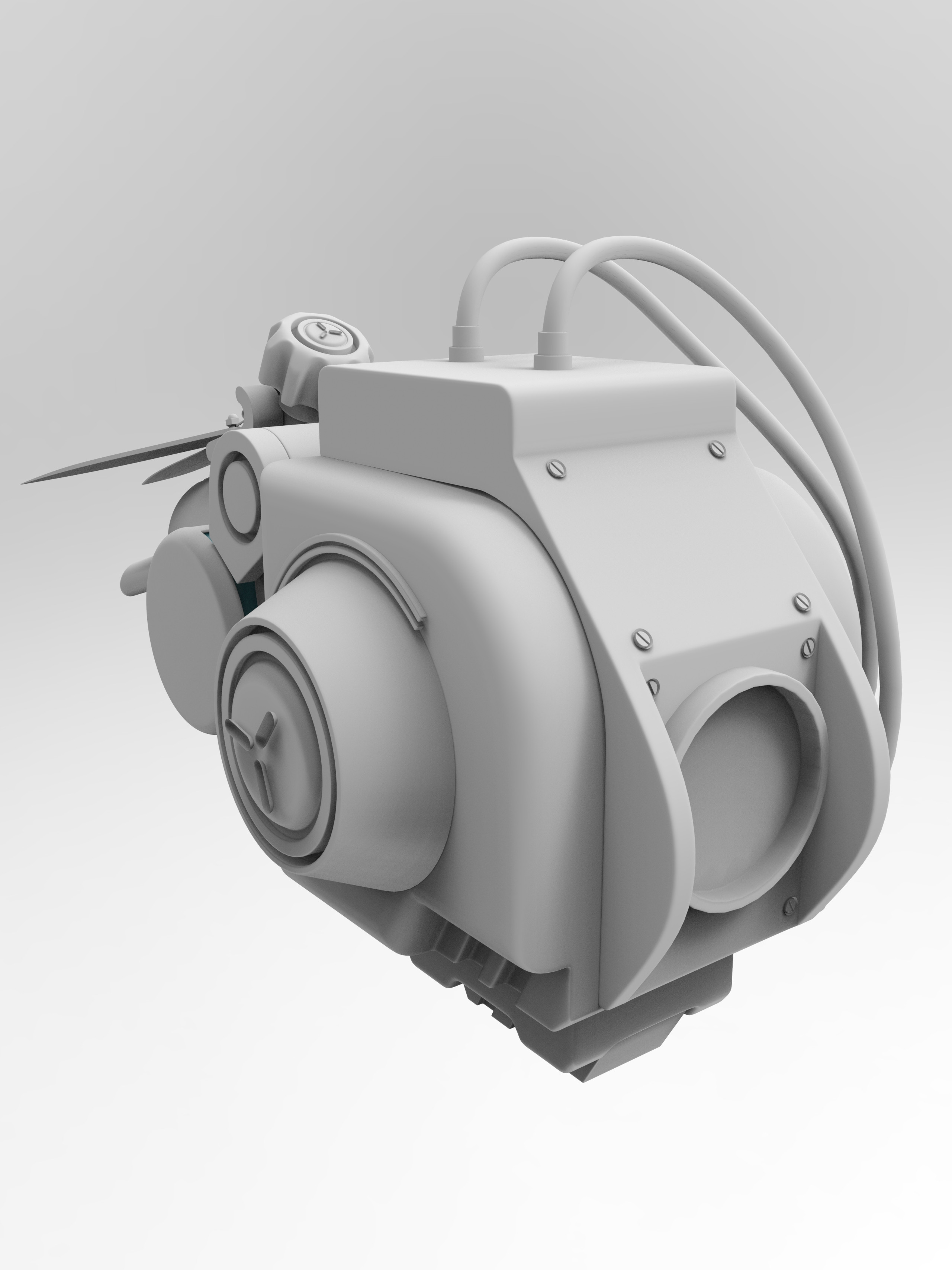 Agricultural Auto-Mechanical High Poly Arm Variant Rear Left