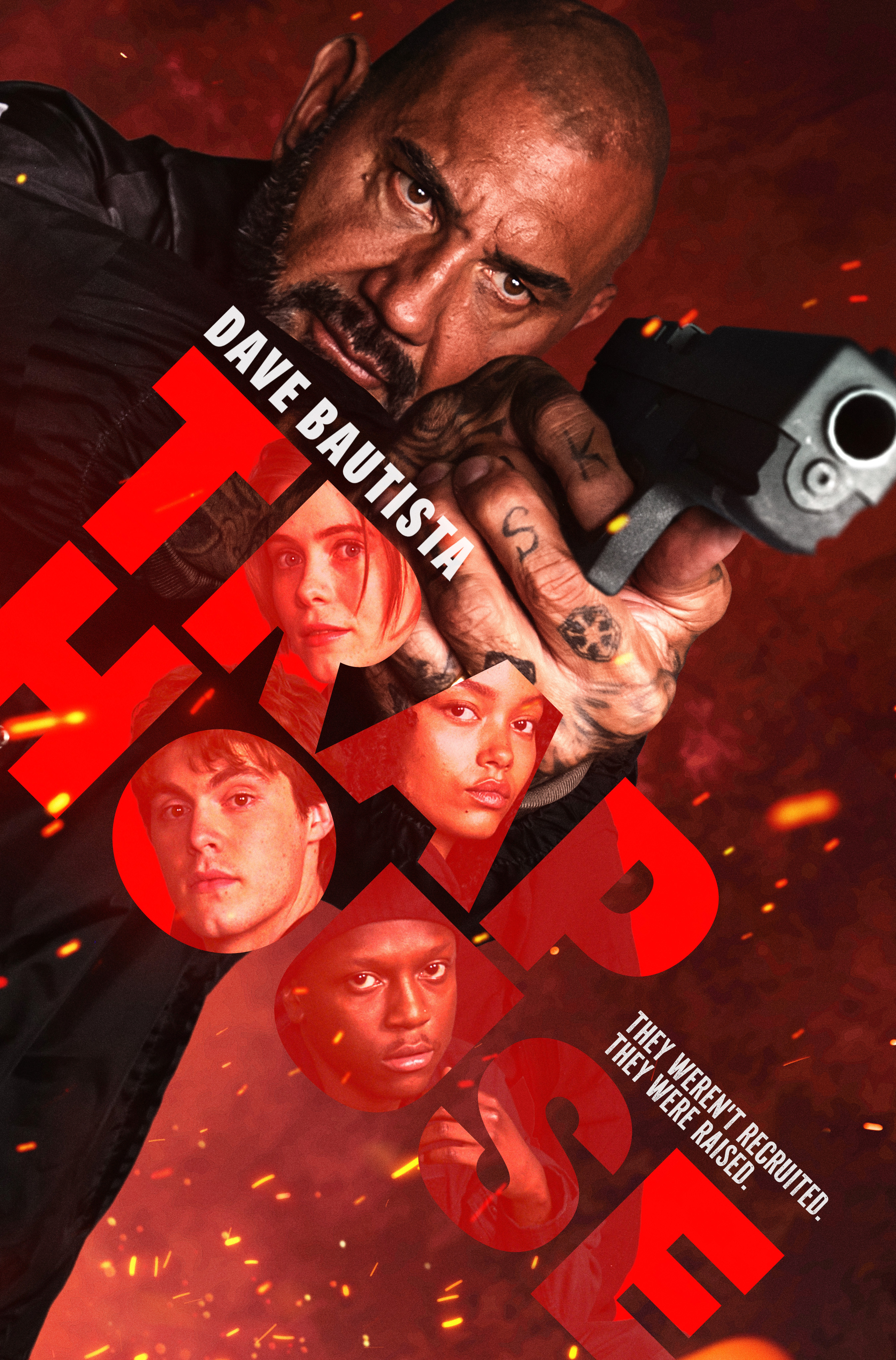 Concept pitch...fun because the original gun was INCREDIBLY small in Dave Bautista's hands, so I replaced it with a digital model.