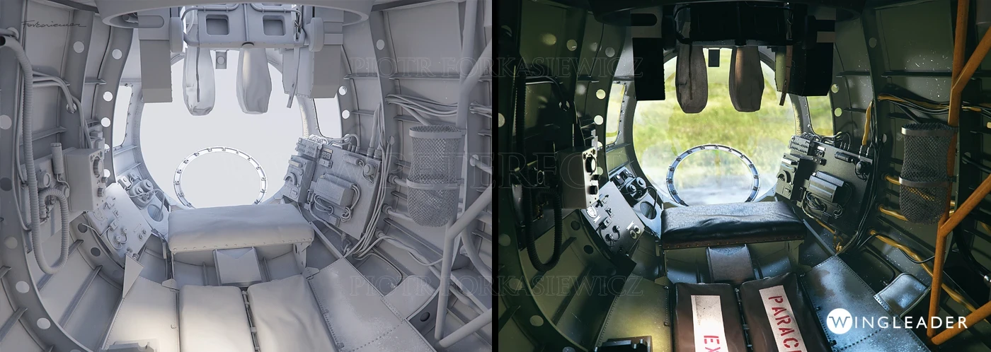 Interior view - Bomb aimer's compartment