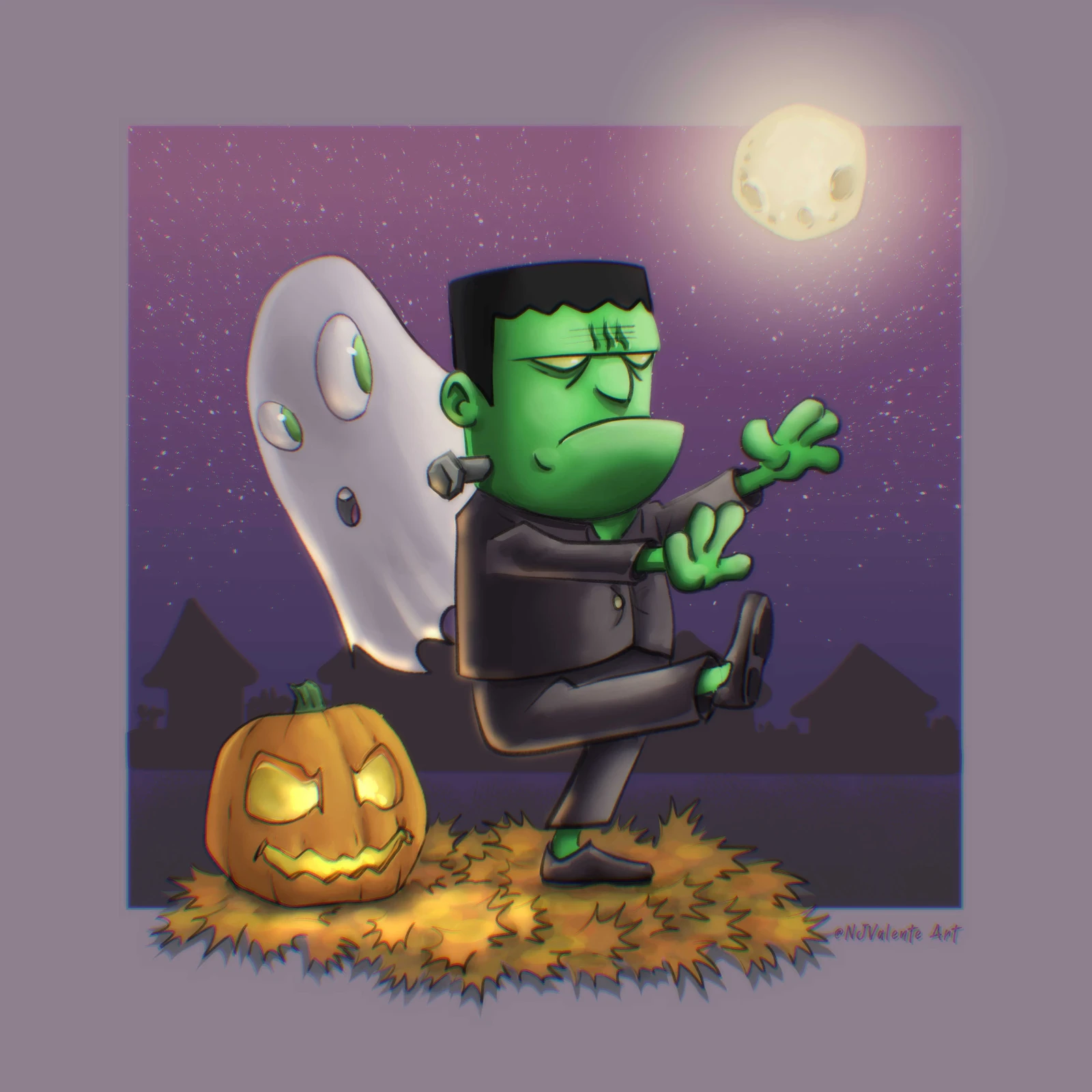 Franky and Friends Trick or Treat Halloween