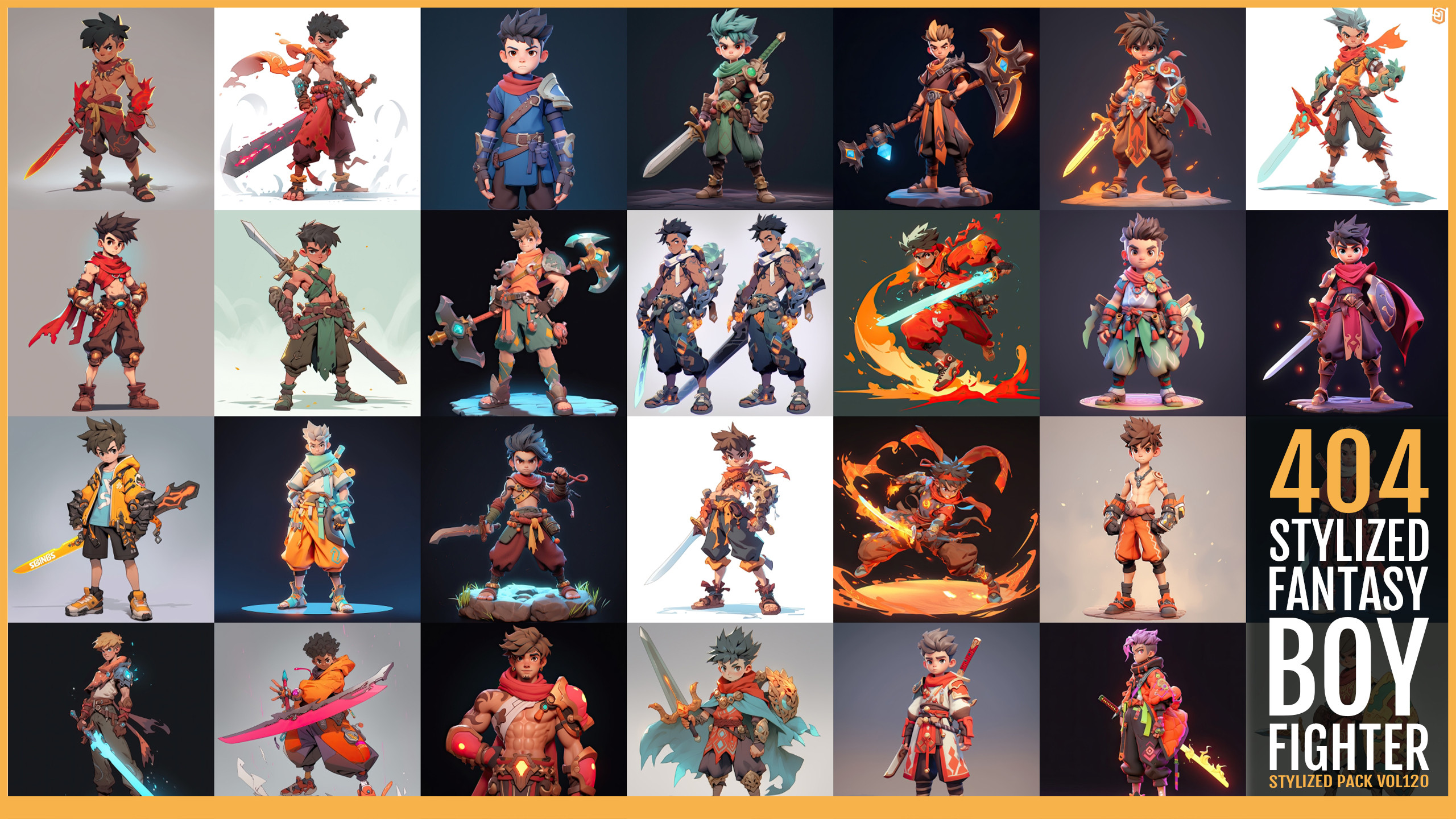 Product Link: https://www.artstation.com/a/35138081
Stylized Character Bundle VOL4 [80% OFF]: https://www.artstation.com/a/35552217