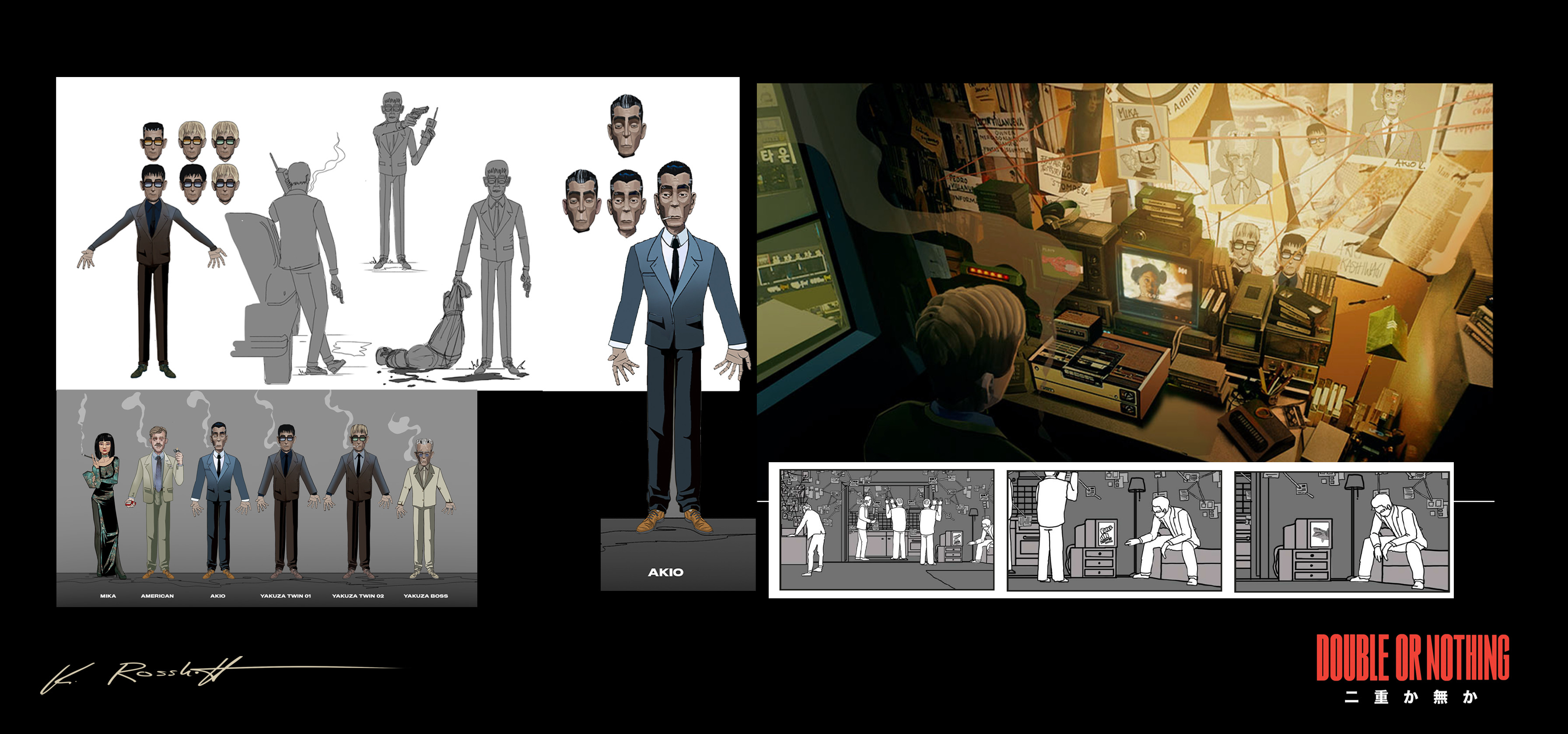 from Character Design to the Setdesign through Concept Art